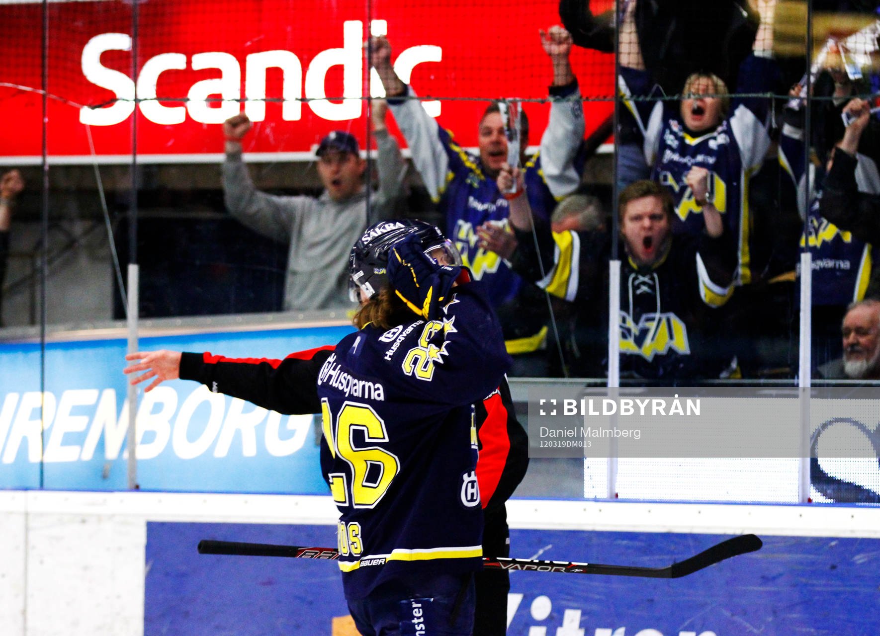 Kamil Piros, HV71, glädje, jubel