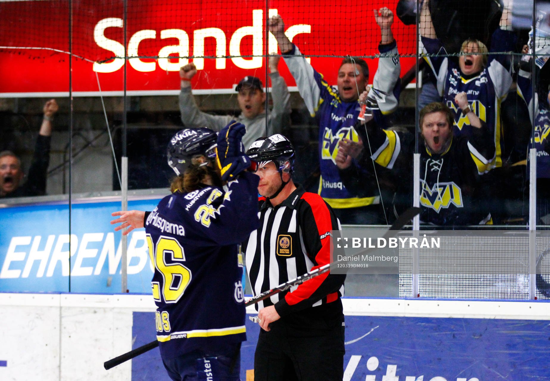 Kamil Piros, HV71, glädje, jubel