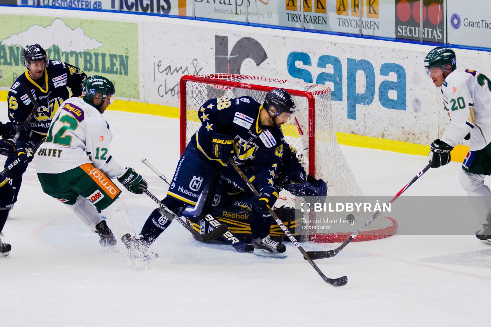 Marius Holtet, Färjestad, Daniel Rahimi, HV71, Anders
