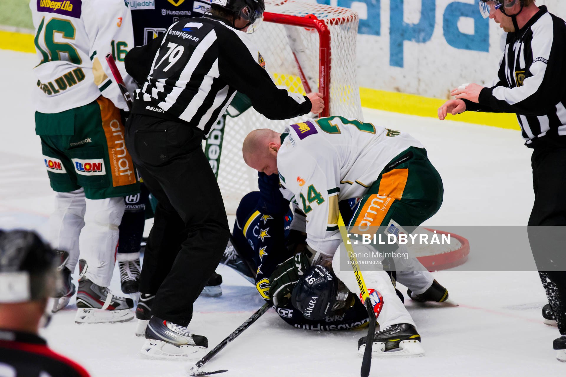 Bråk, slagsmål, Per Ledin, HV71, Jonas Frögren,