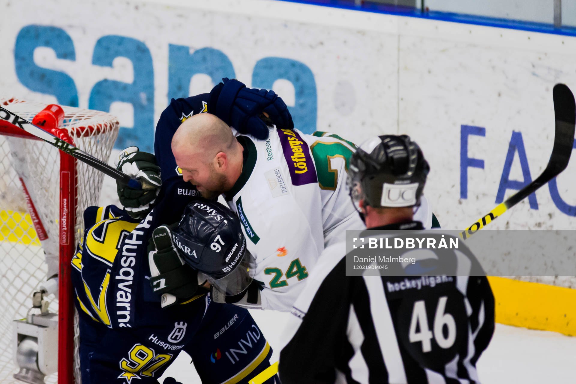 Bråk, slagsmål,  Per Ledin, HV71, Jonas Frögren,