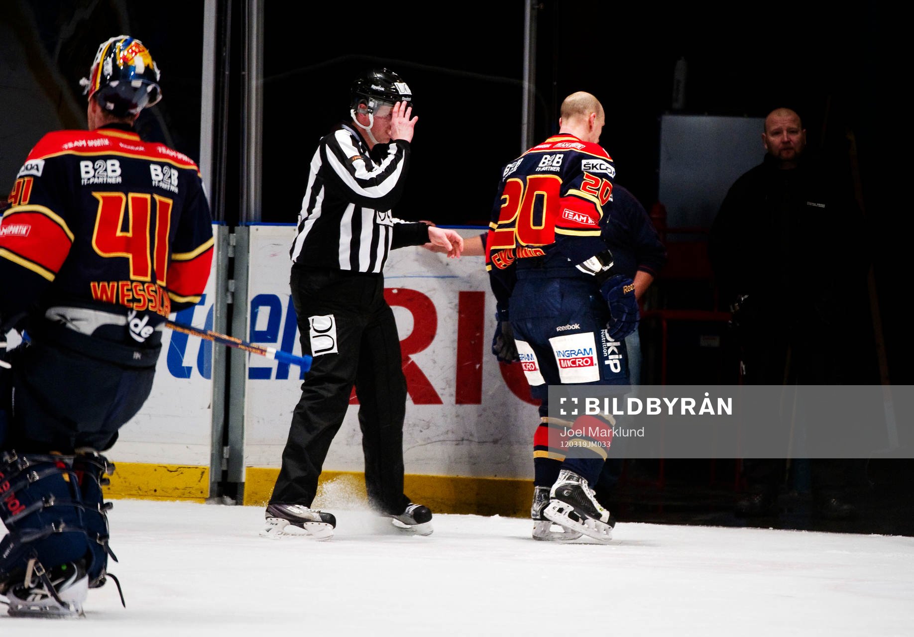 Christian Eklund, Djurgården, skickas ut
