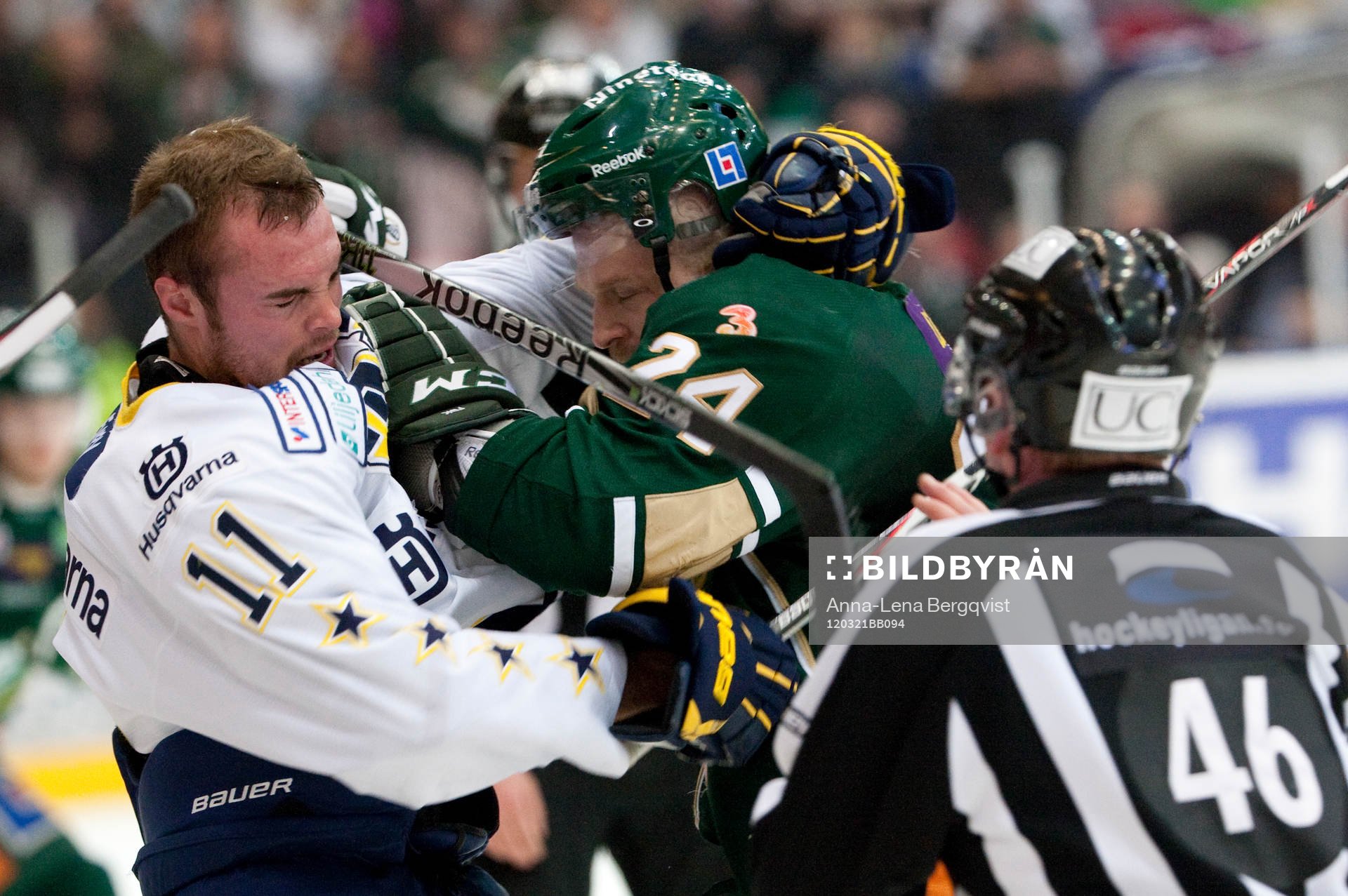 Jonas Frögren, Färjestad , Jesse Joensuu, HV71