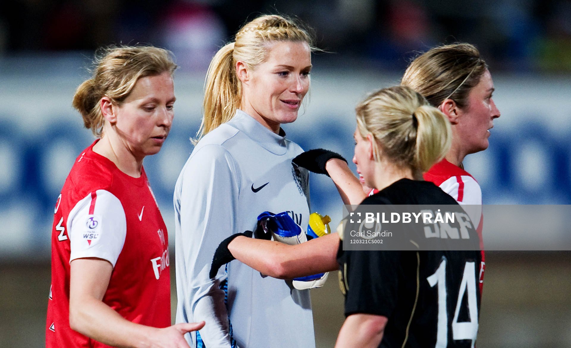  Emma Byrne, målvakt, Arsenal, glad.
