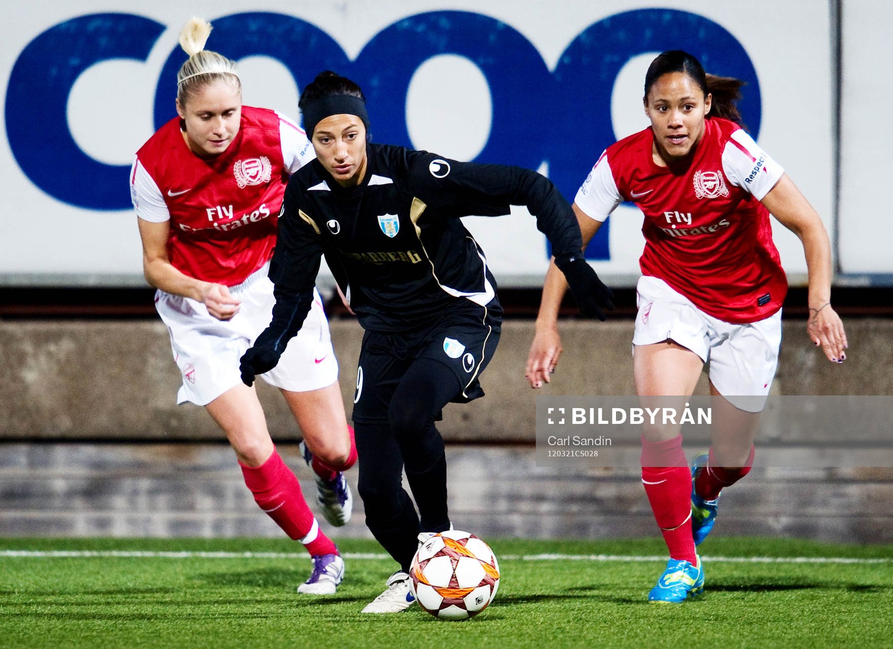  Steph Houghton, Arsenal, Christen Press, Göteborg FC, Alex Scott, Arsenal.