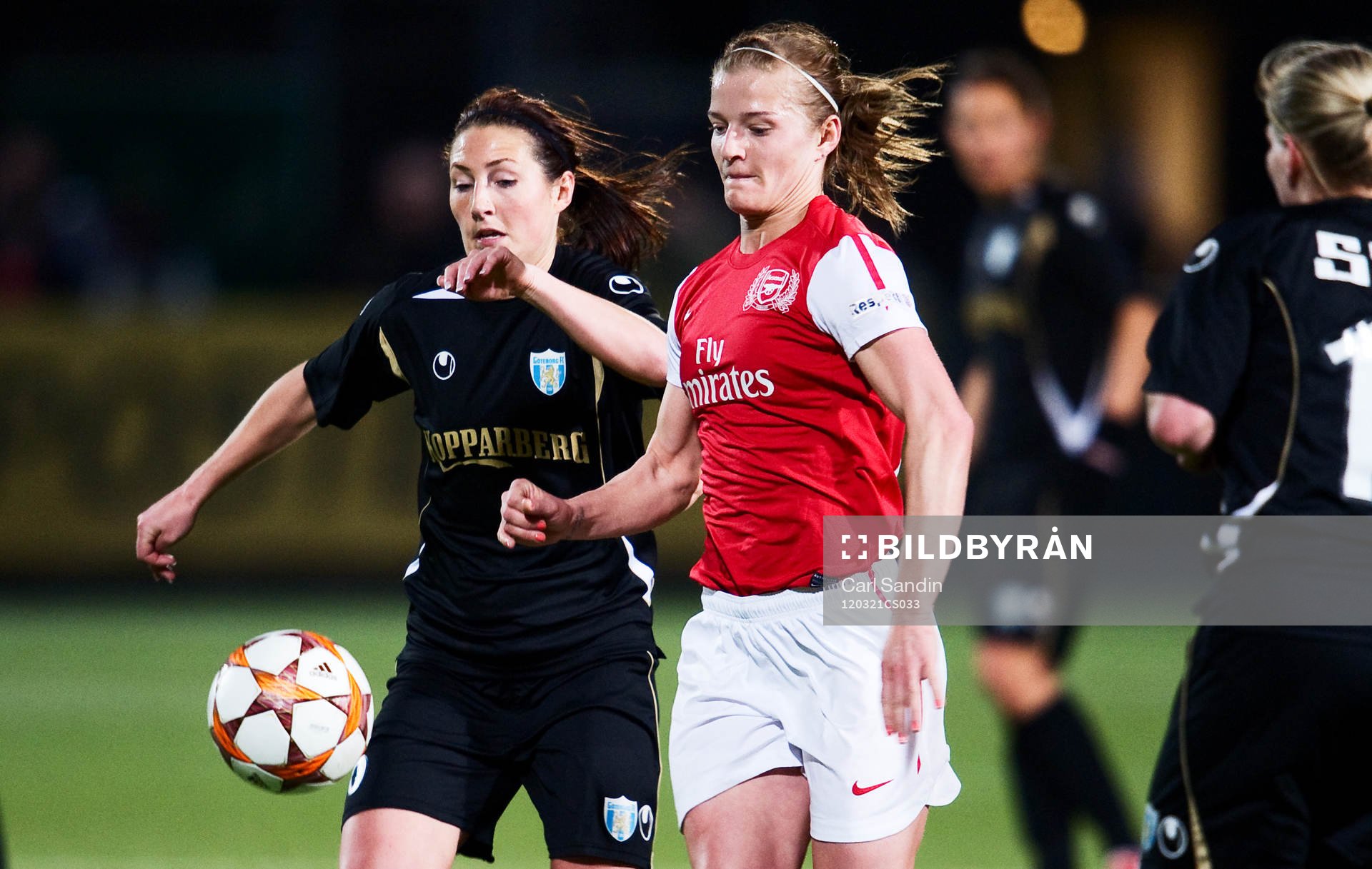  Anna Ahlstrand, Göteborg FC, Katie Chapman, Arsenal.