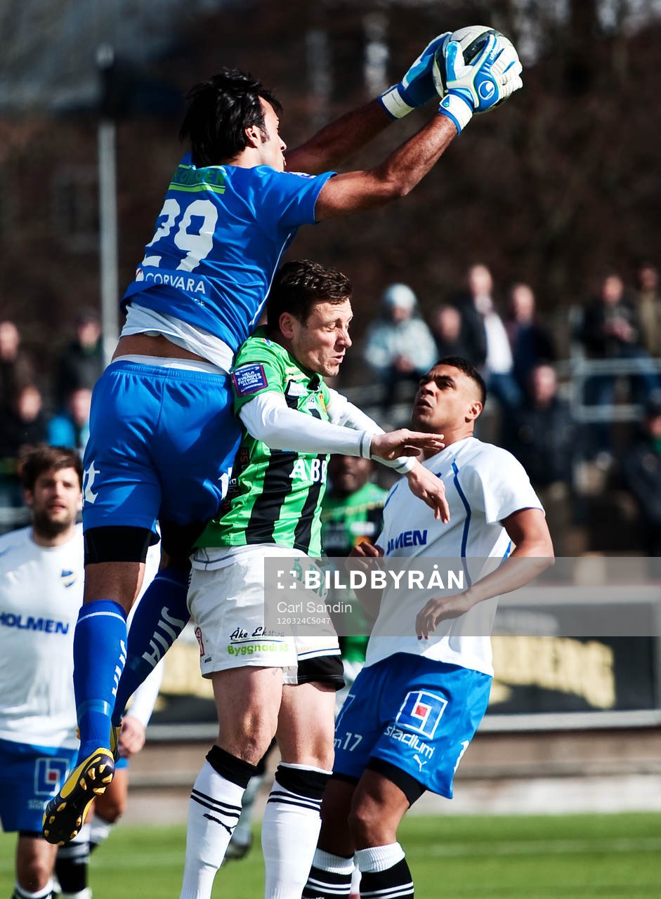 Abbas Hassan, målvakt, Norrköping, Calum Angus, Gais