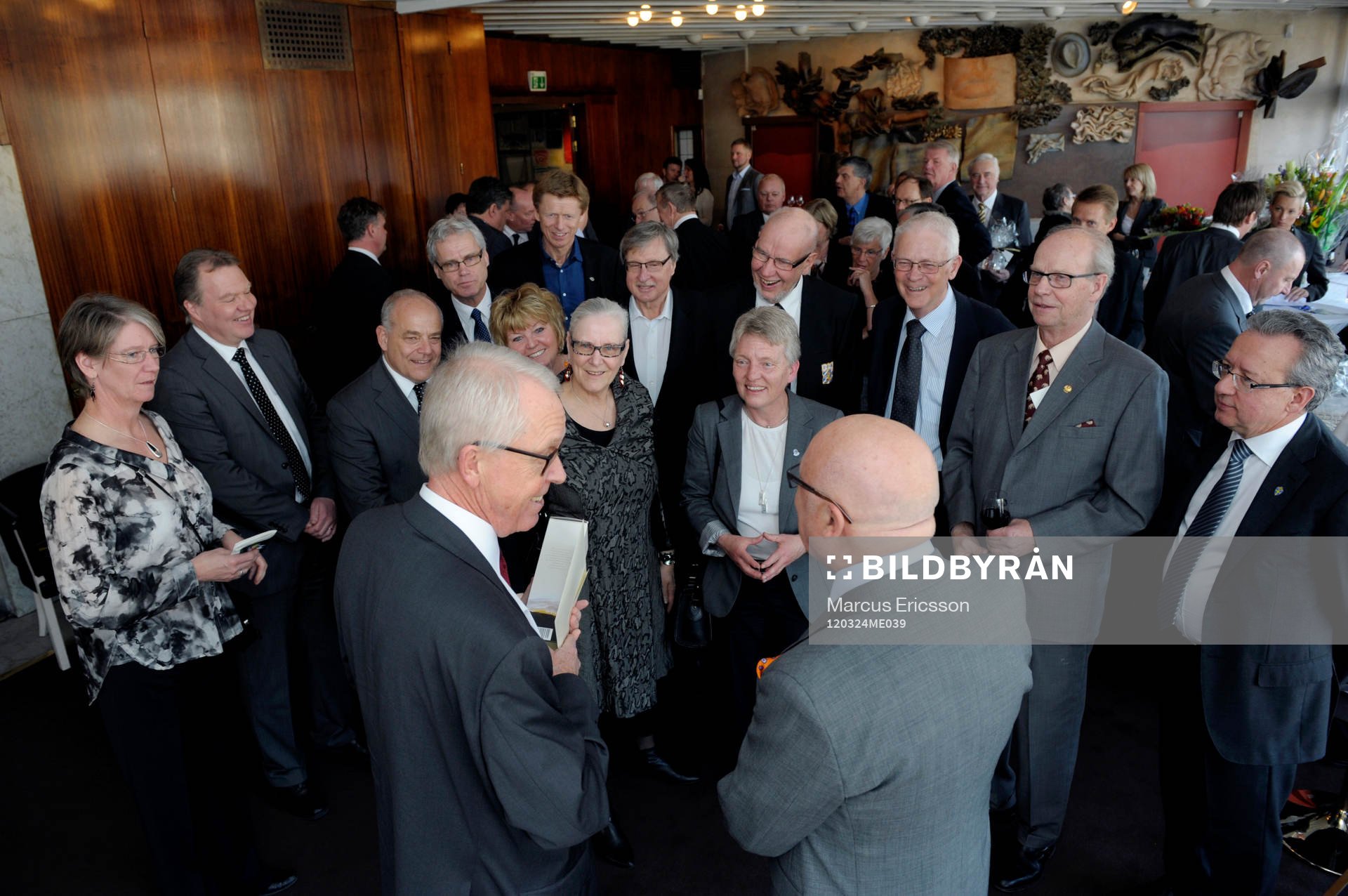 Avtackning av Lars-Åke Lagrell på Operaterassen