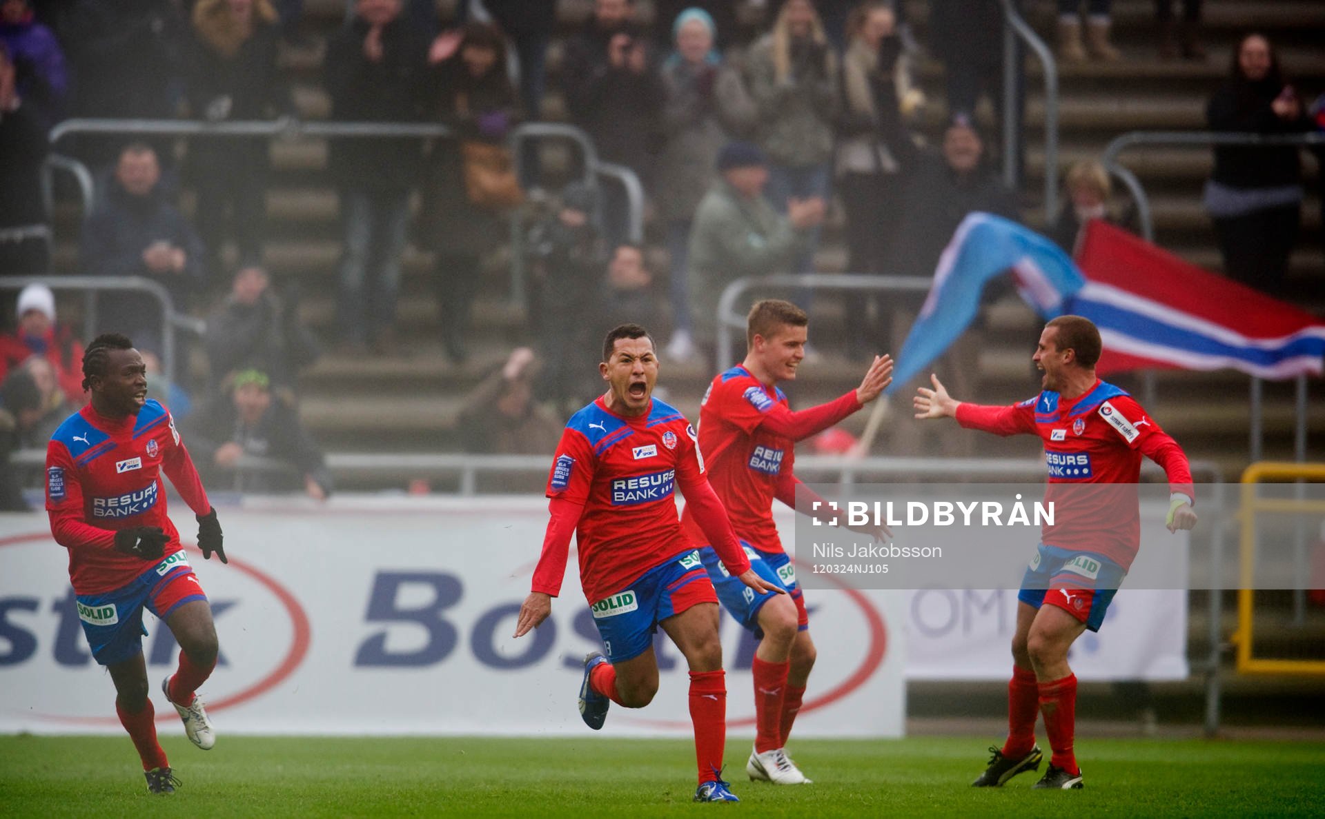 Rachid Bouaouzan, Helsingborg, jubel
