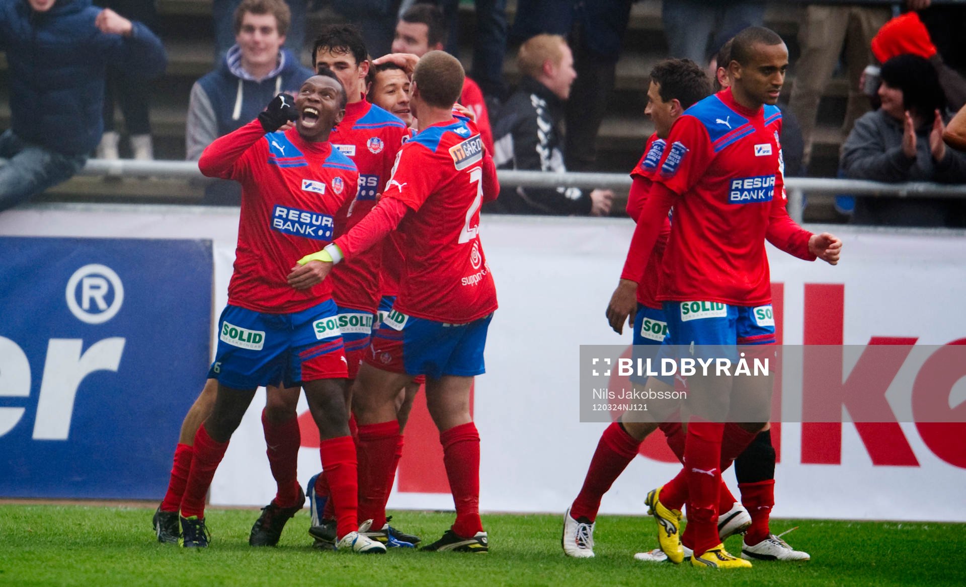  May Mahlangu, Helsingborg jubel.