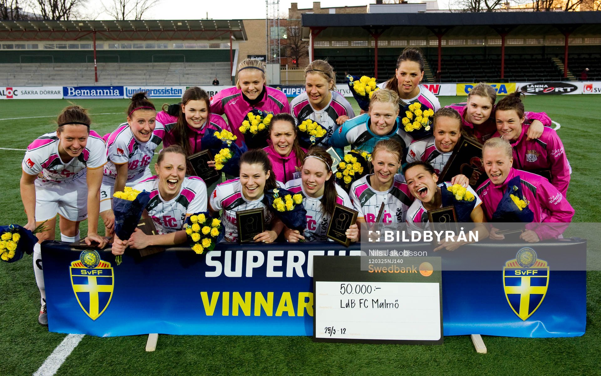 LDB Malmö supercupmästare, (Jubel, Mästare)