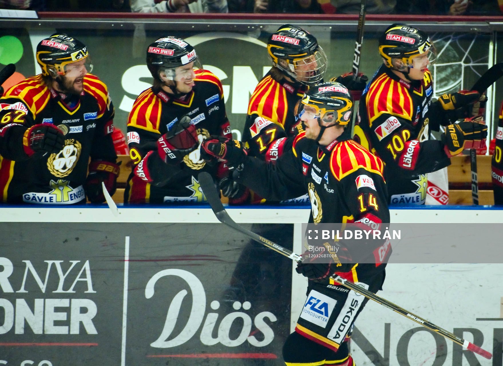 Mattias Ekholm, Brynäs, jubel