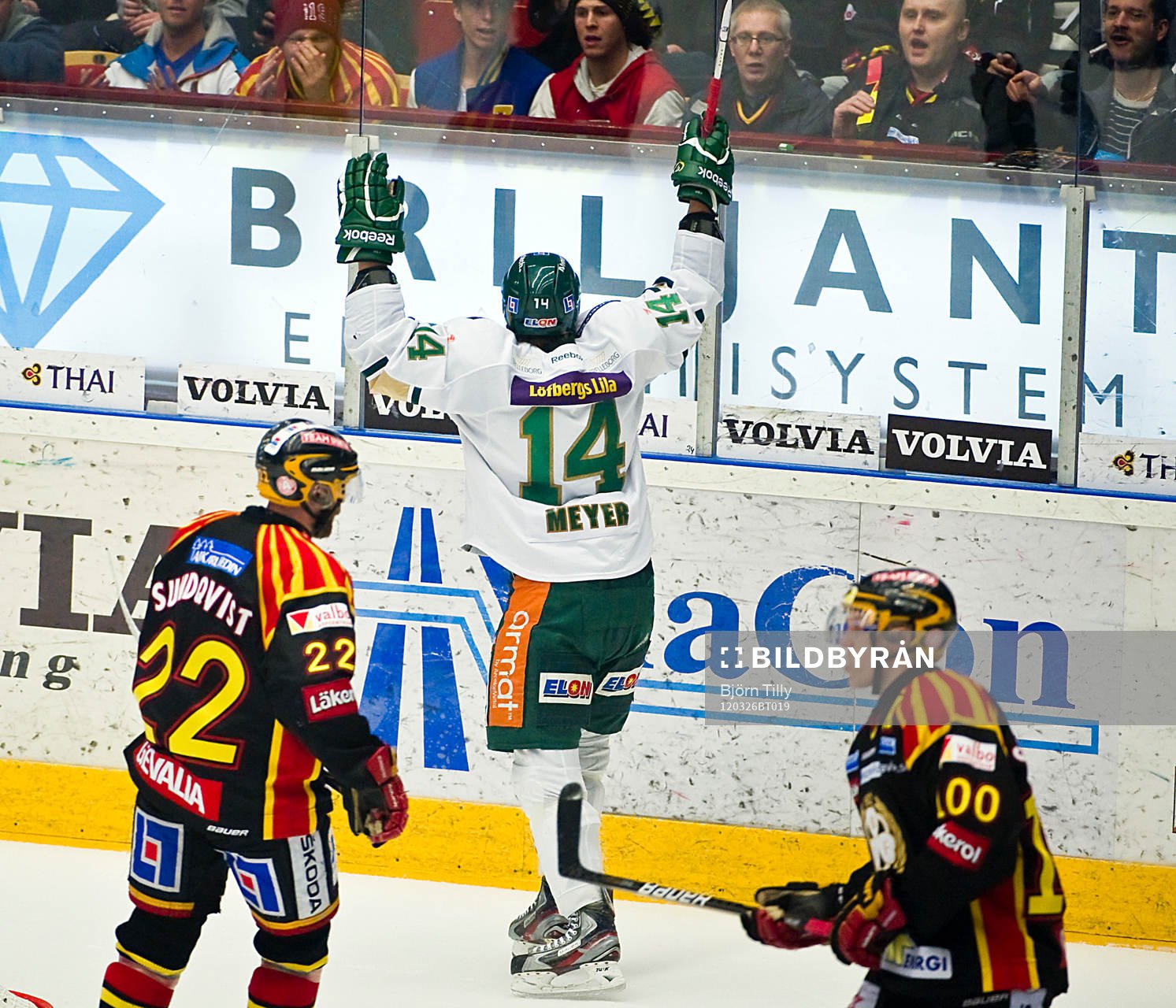 Jörgen Sundqvist, Brynäs, Stefan Meyer, Färjestad och