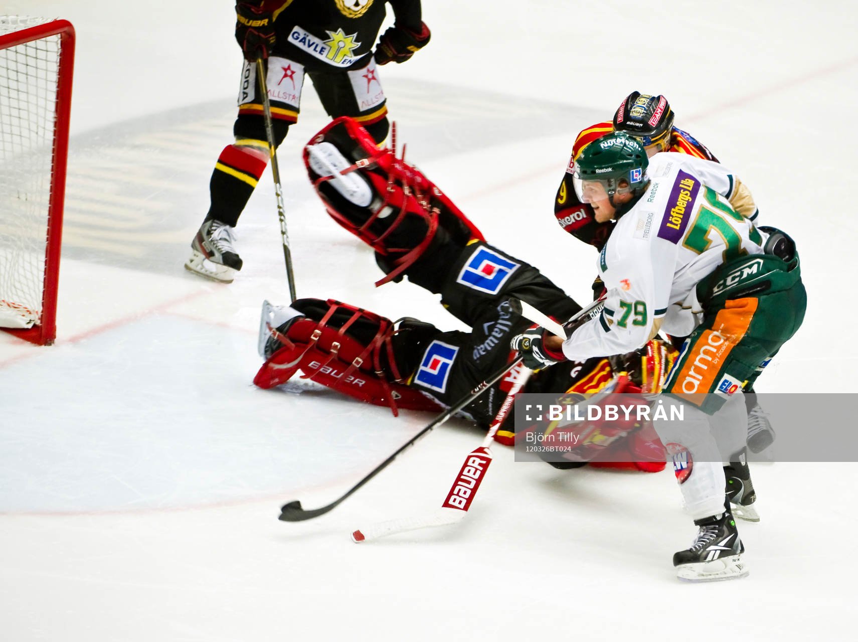 Patrik Lundh, Färjestad på väg att avgöra matchen genom