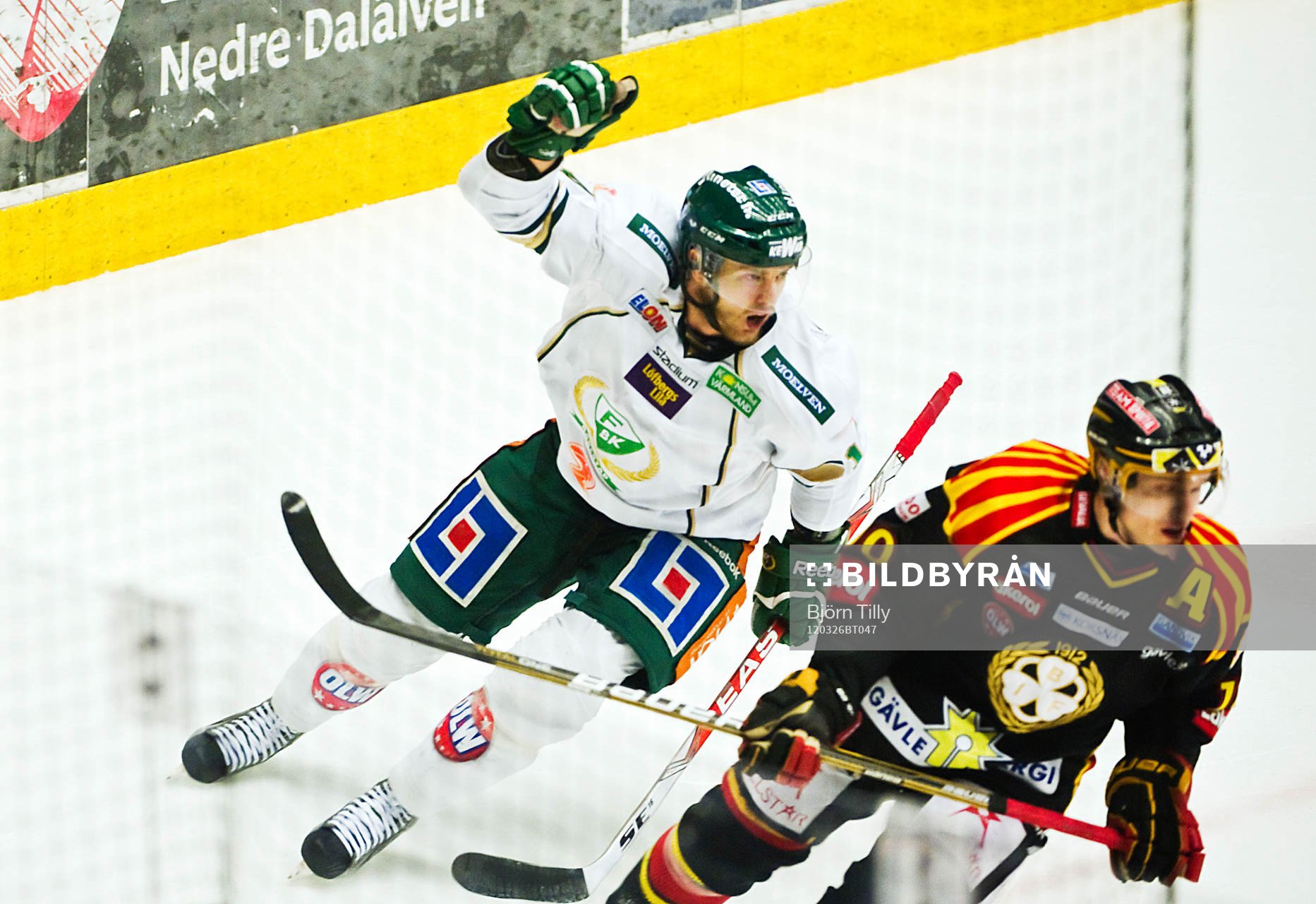 Stefan Meyer, Färjestad och Johan Larsson, Brynäs