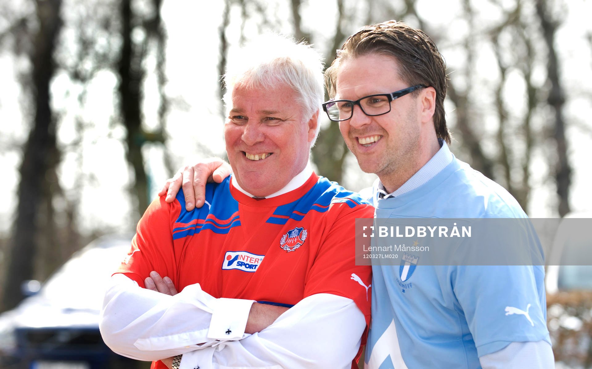 Skånetränarna Conny Karlsson, Helsingborg och Rikard