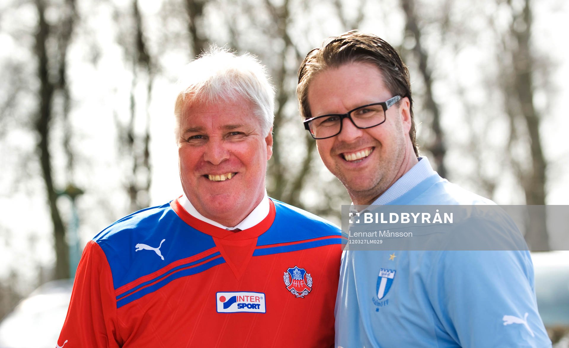 Skånetränarna Conny Karlsson, Helsingborg och Rikard