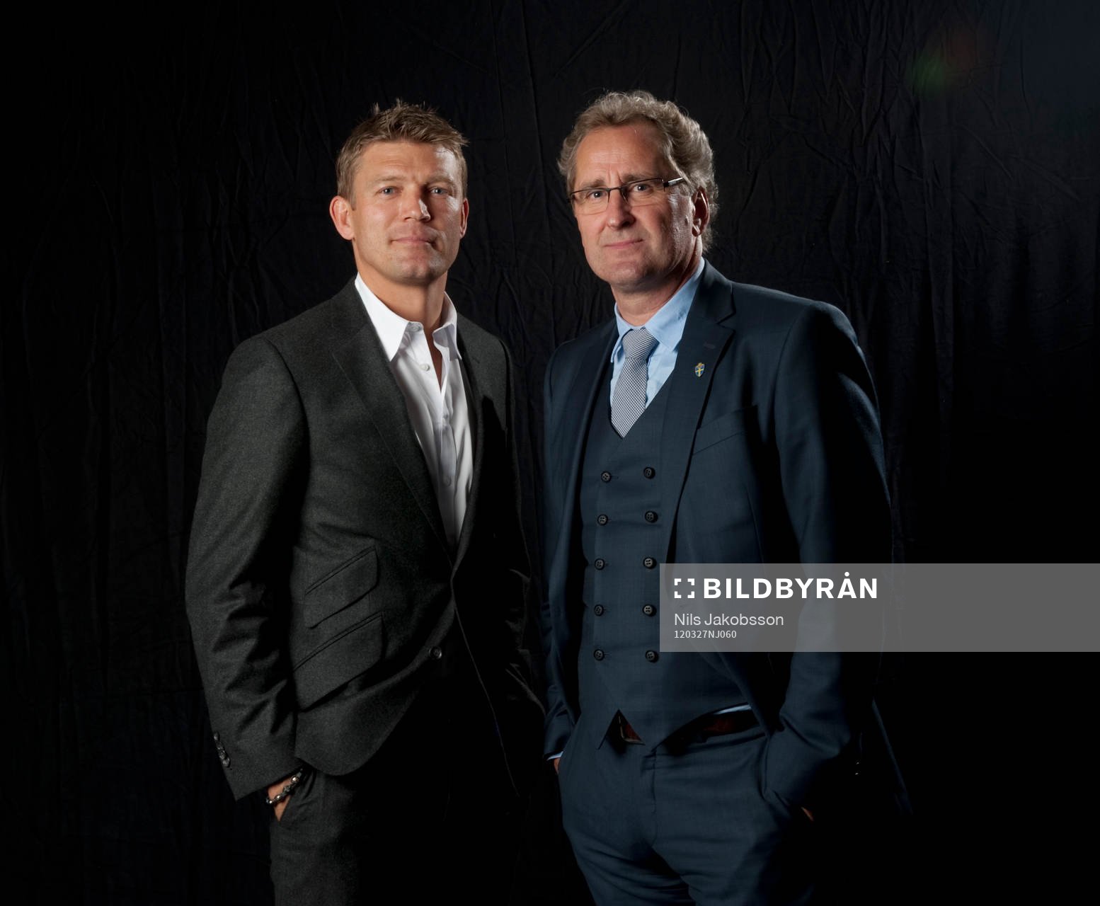 Marcus Allbäck, players manager och Erik Hamrén,