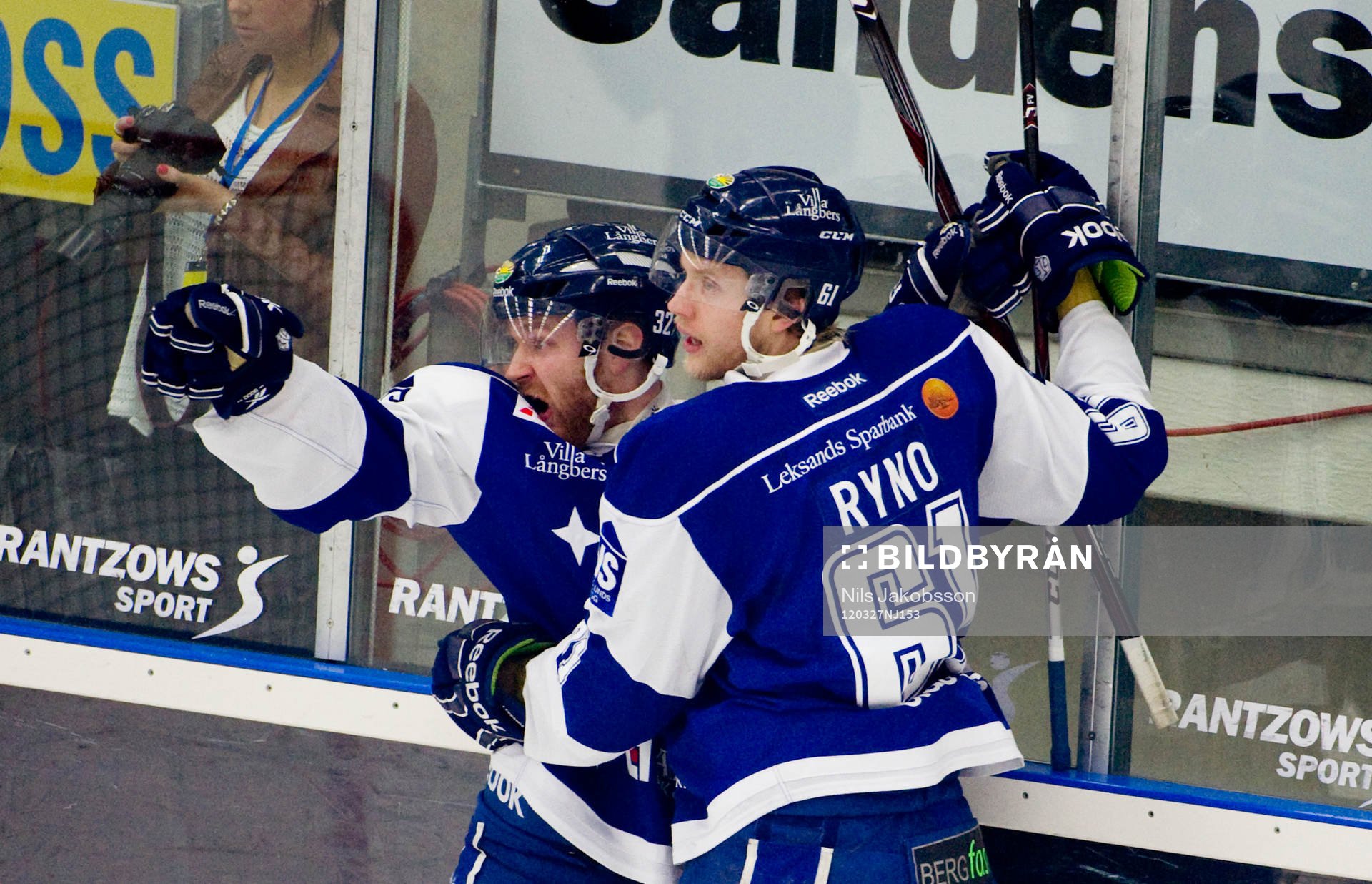 Jens Bergenström, Johan Ryno, Leksand, jubel