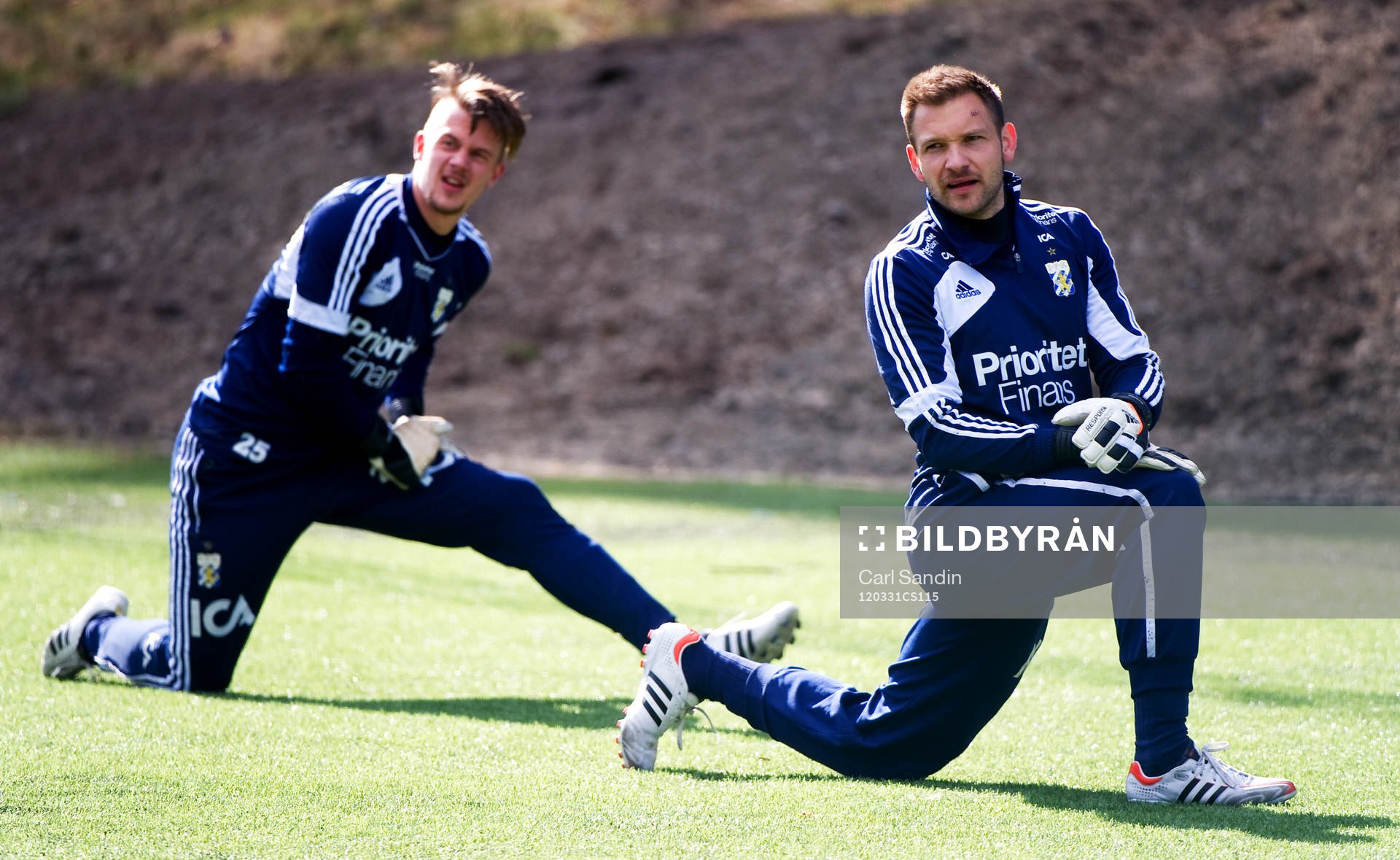 Erik Dahlin, målvakt, John Alvbåge, målvakt