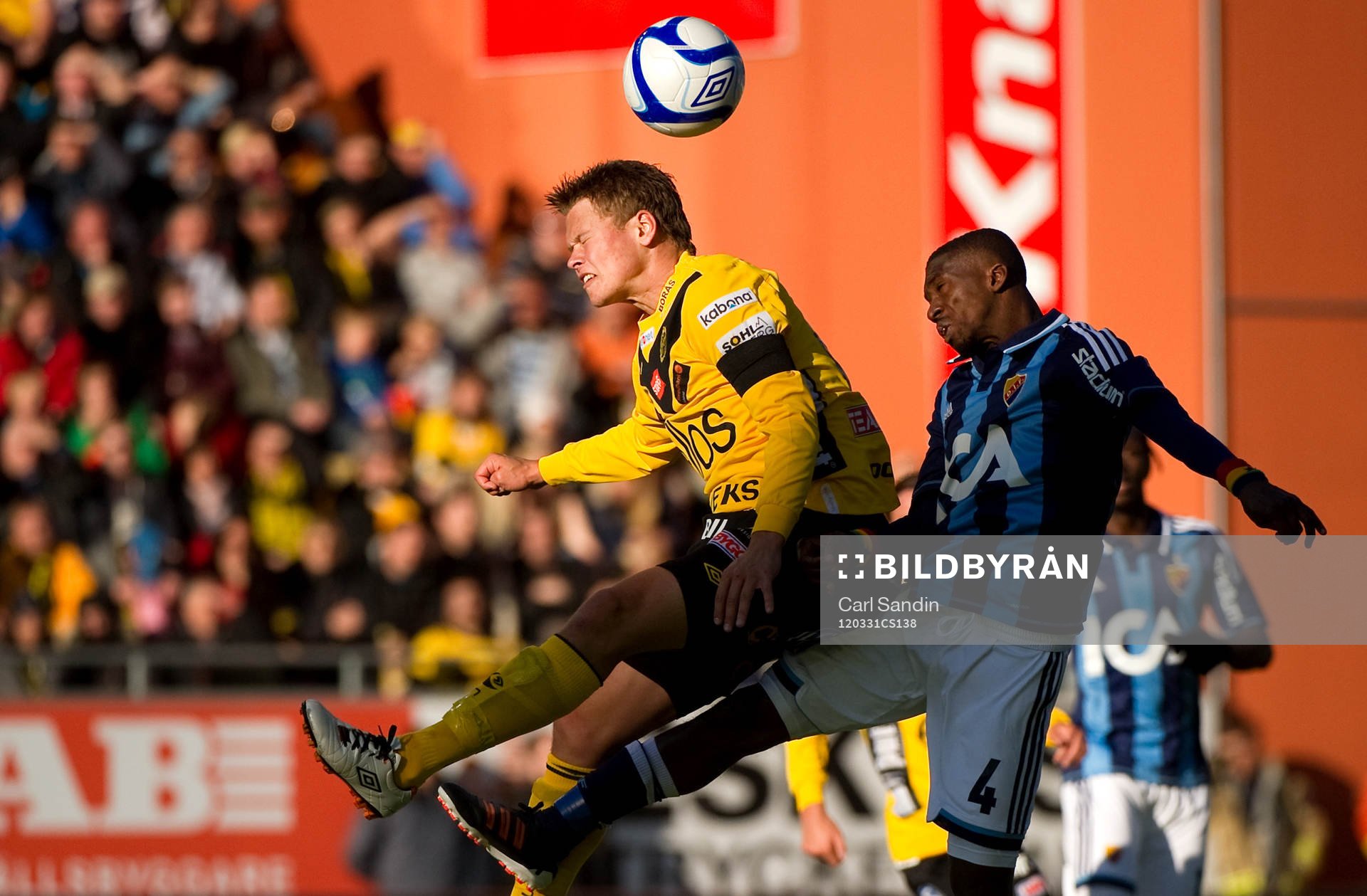 Viktor Claesson, Elfsborg och Yussif Chibsah, Djurgården.