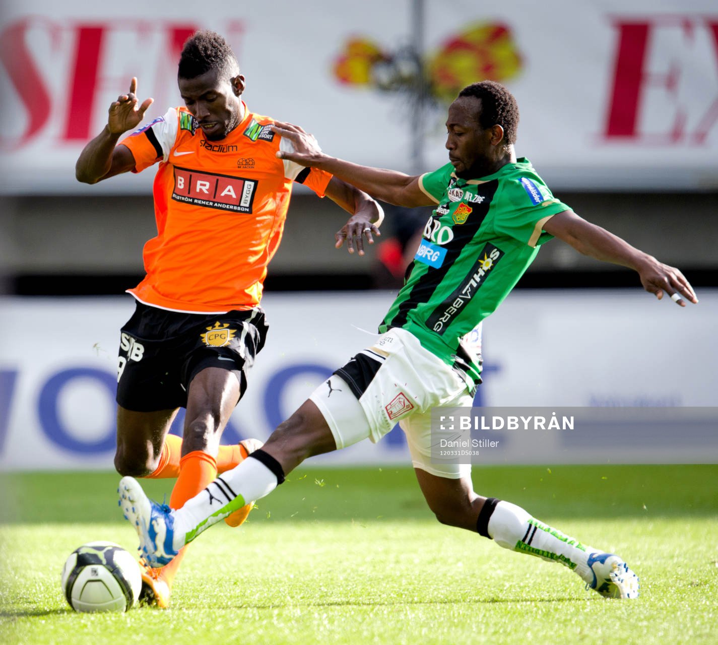 Dioh Williams, Häcken. Reuben Ayarna, Gais
