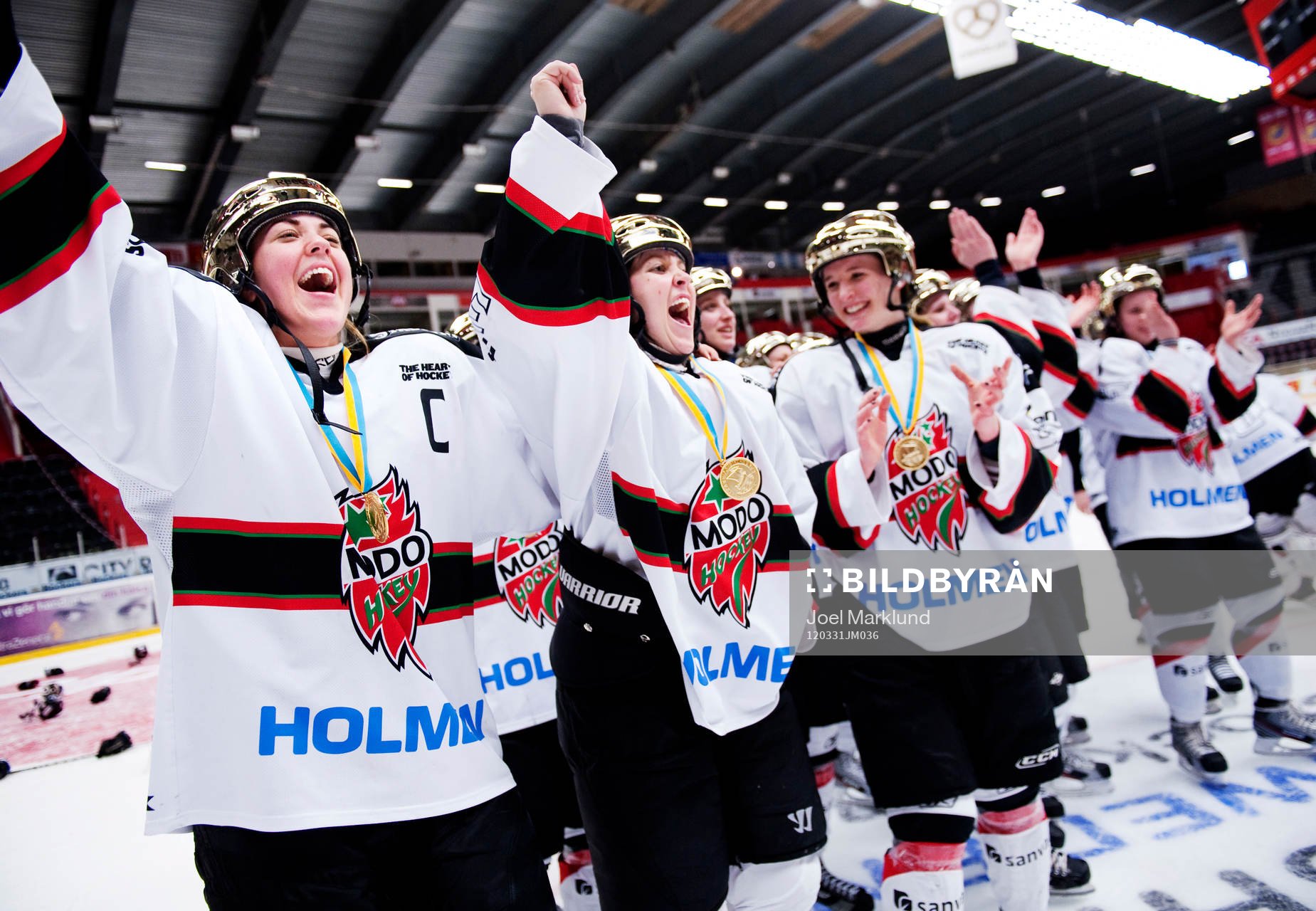 Modo vann SM-finalen med 0-1. Lagkaptenen Erika Grahm