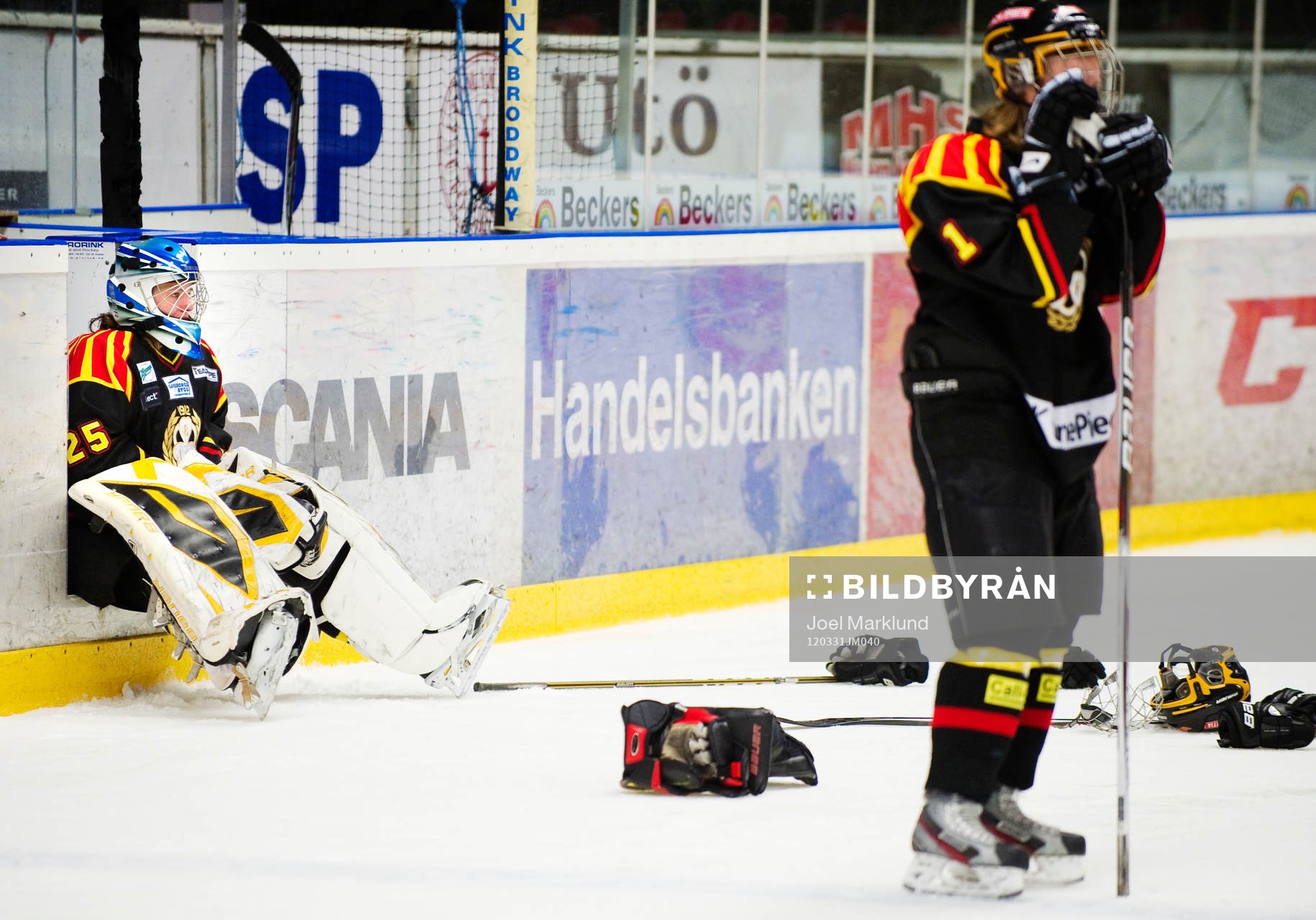 Sara Grahn, målvakt, Brynäs, deppar