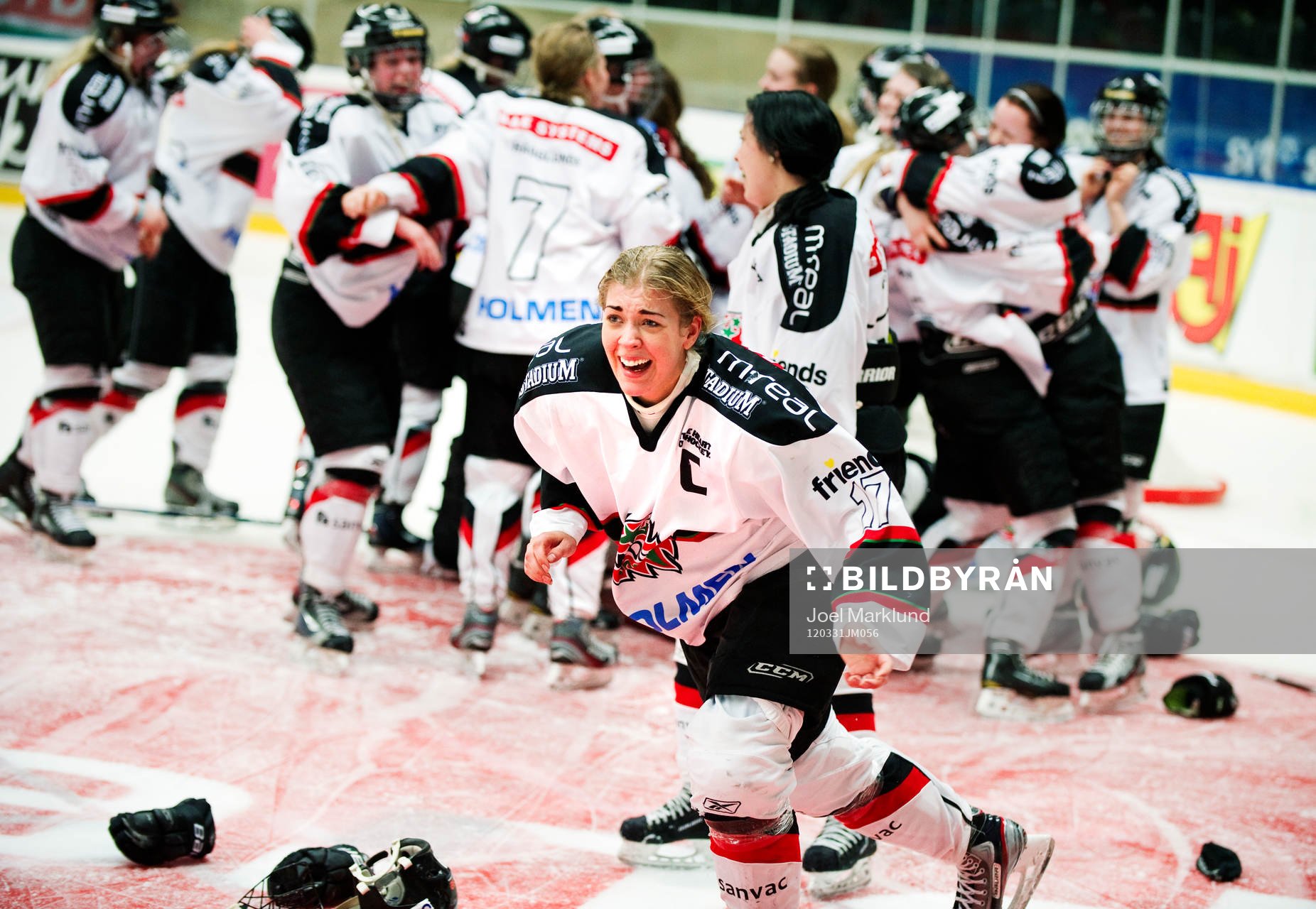 Modo vann SM-finalen med 0-1. Lagkaptenen Erika Grahm