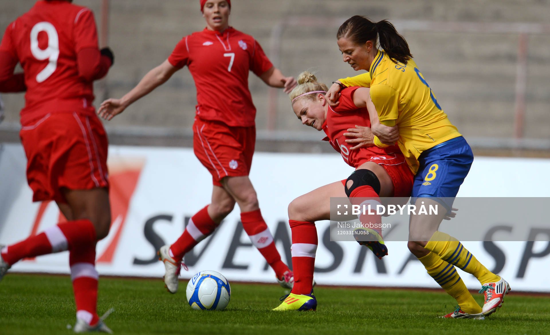 Lauren Sesselmann, Kanada, Lotta Schelin, Sverige