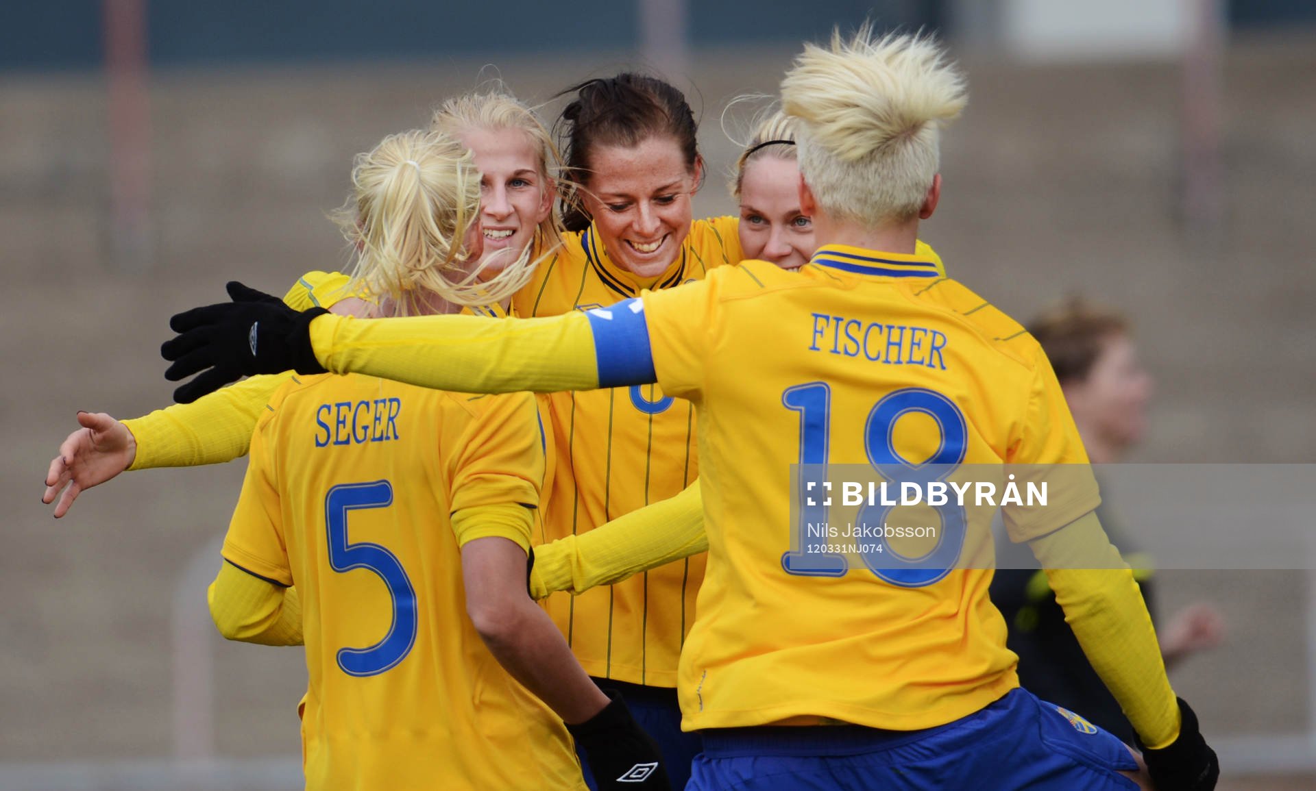 Lotta Schelin, Sverige, jubel