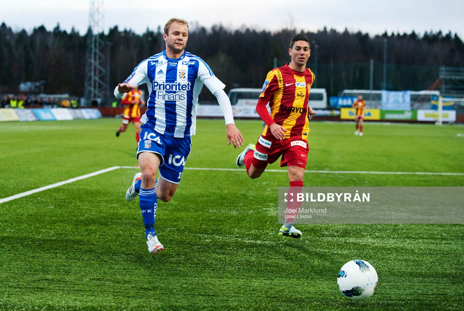 Robin Söder, IFK Göteborg, jagar bollen