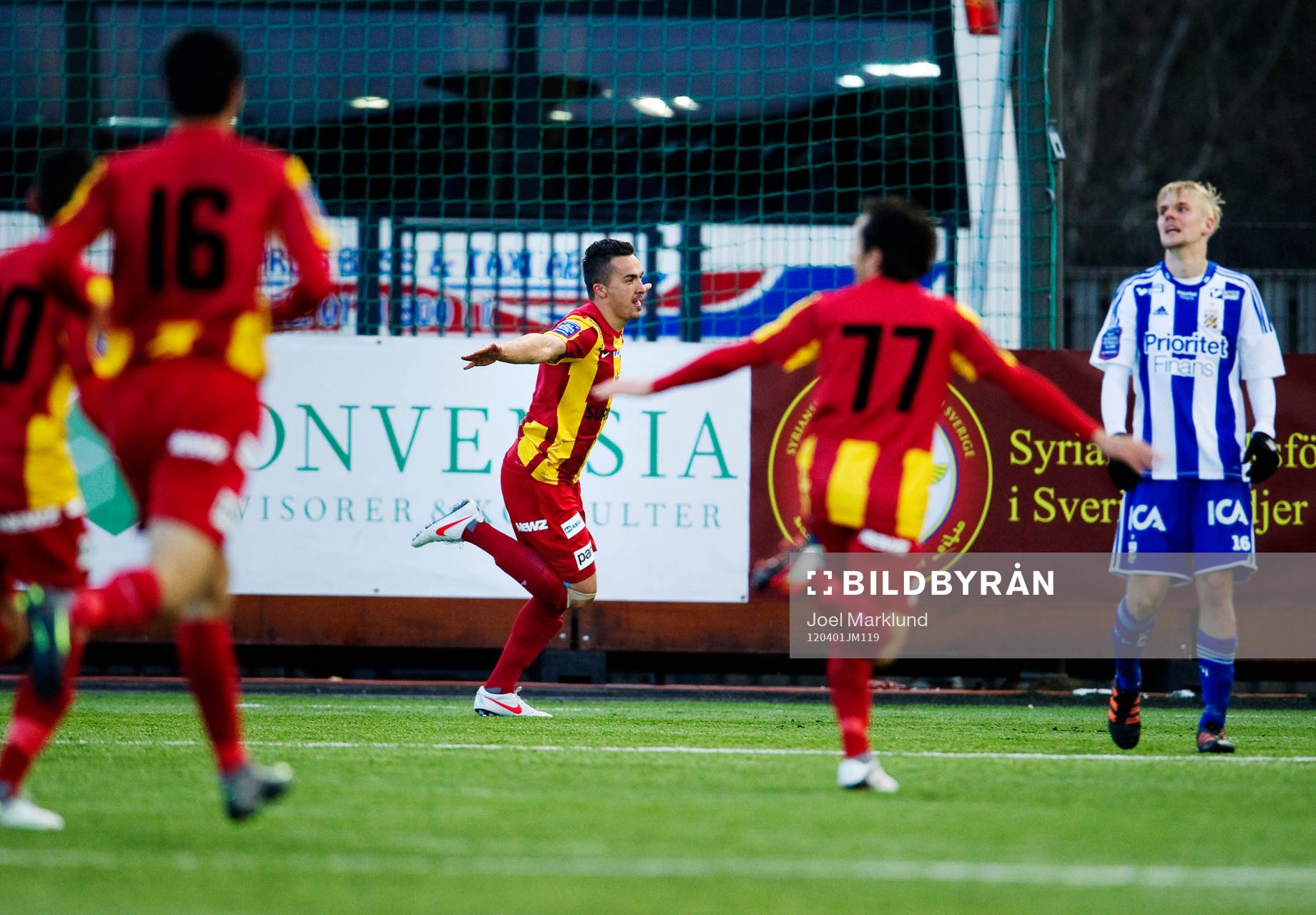 Admir Aganovic, Syrianska, jubel