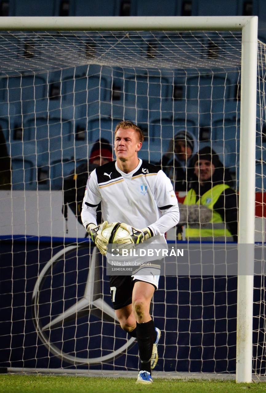 Johan Dahlin, målvakt, Malmö FF