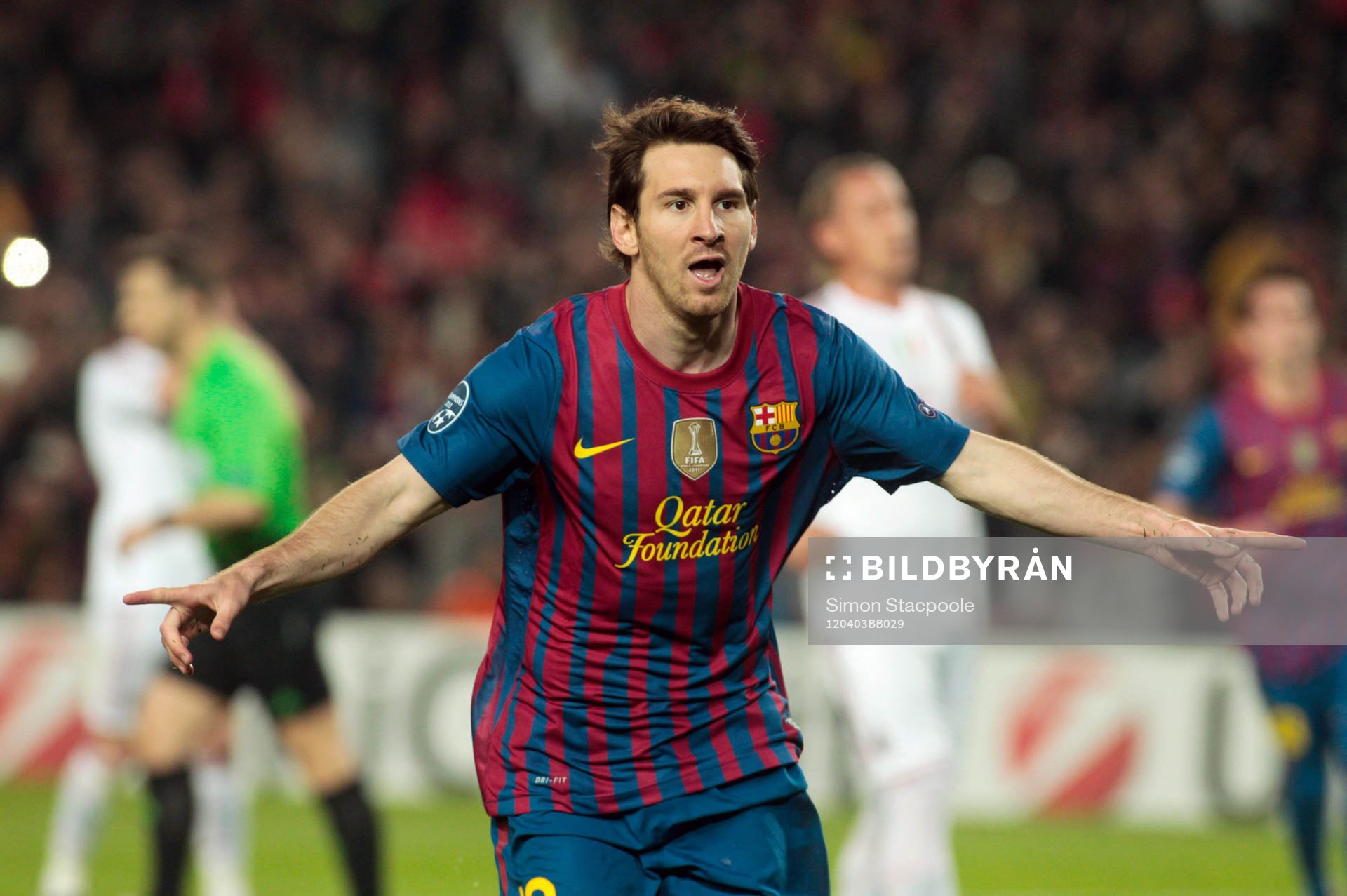 Lionel Messi, Barcelona (Jubel)