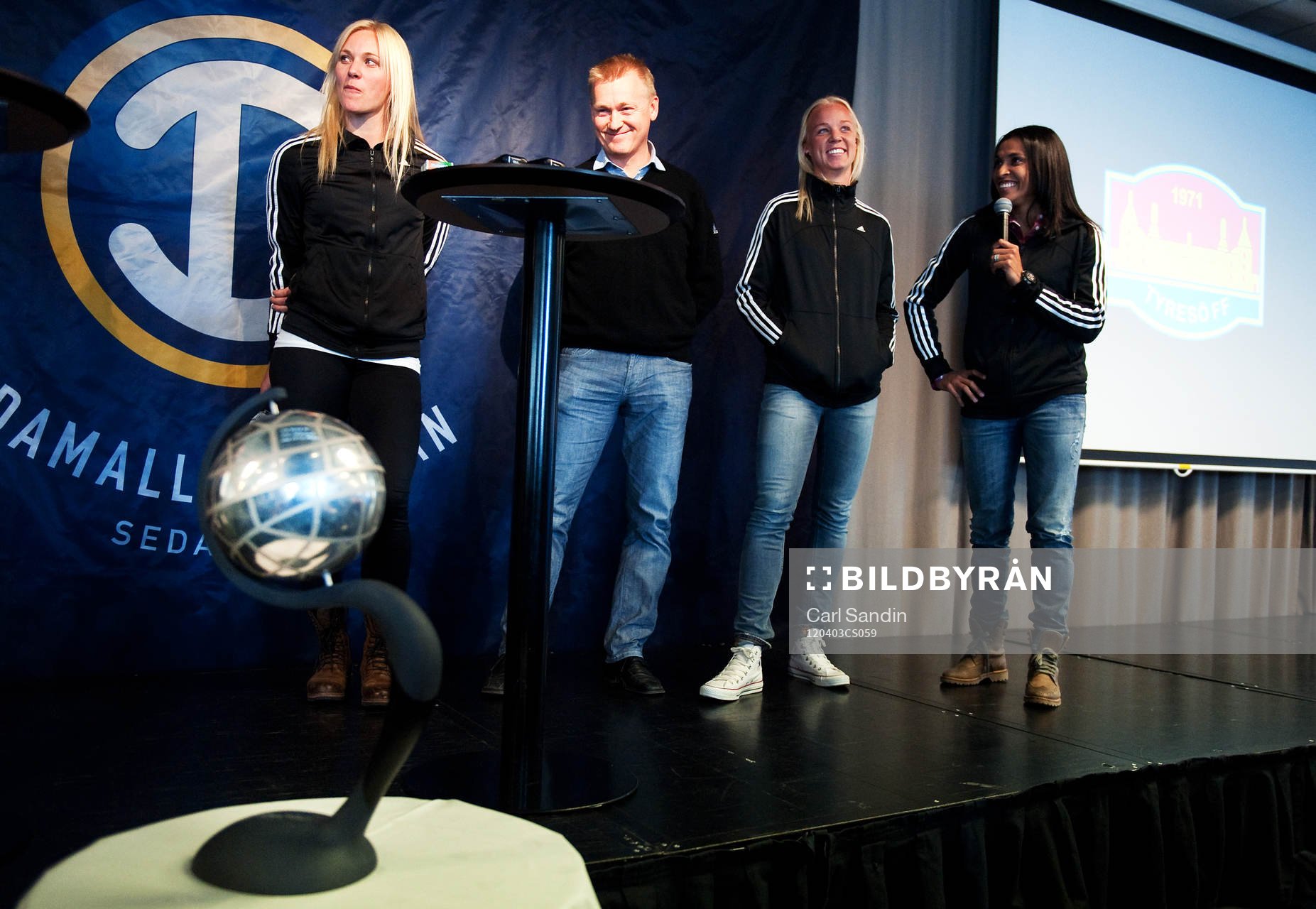 Johanna Frisk, Stefan Fredriksson, tränare, Caroline