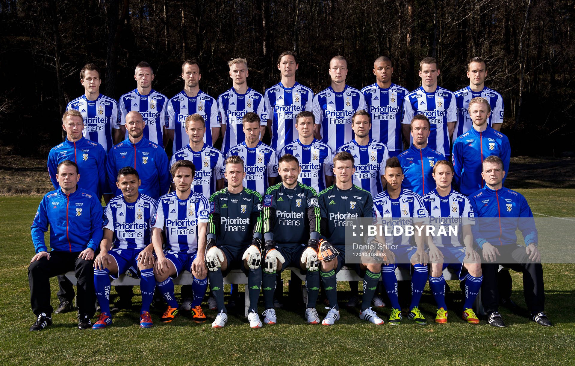 Bakre raden fr vänster: Tobias Hysén, Kjetil Waehler,