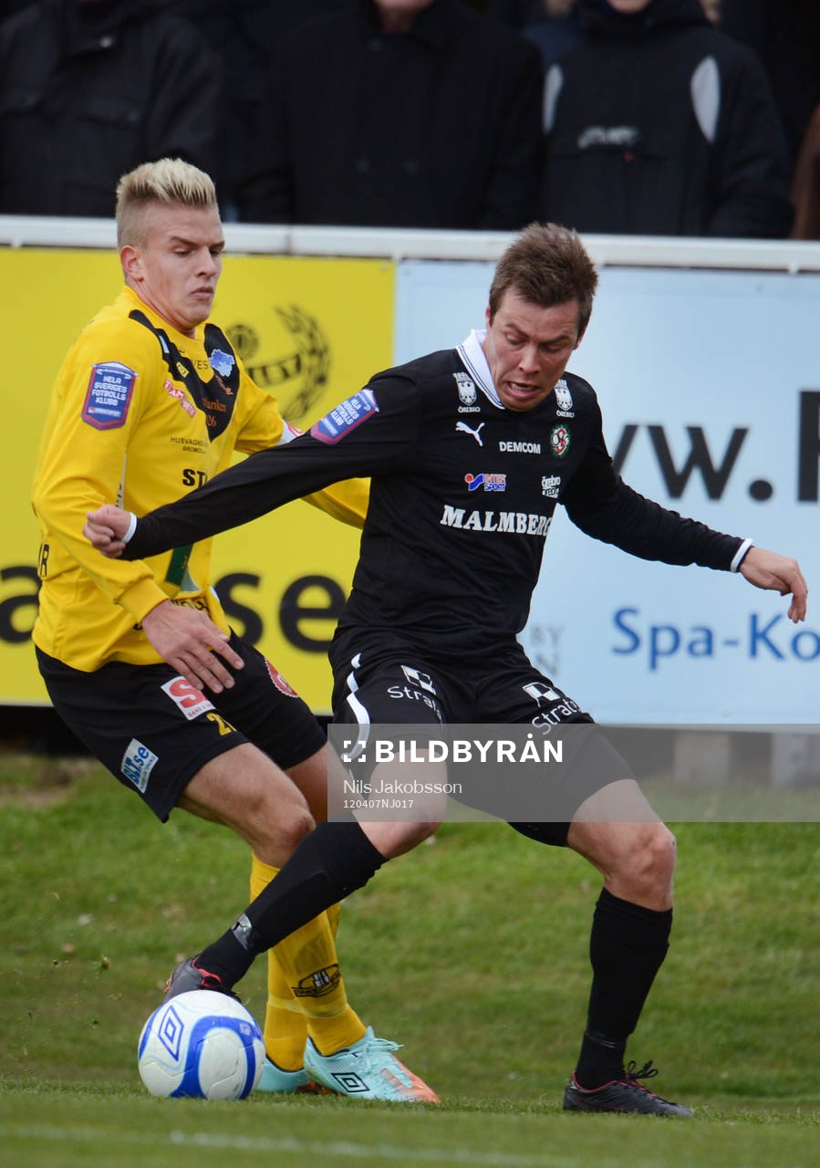  Simon Nilsson, Mjällby, Tommy Wirtanen, Örebro.