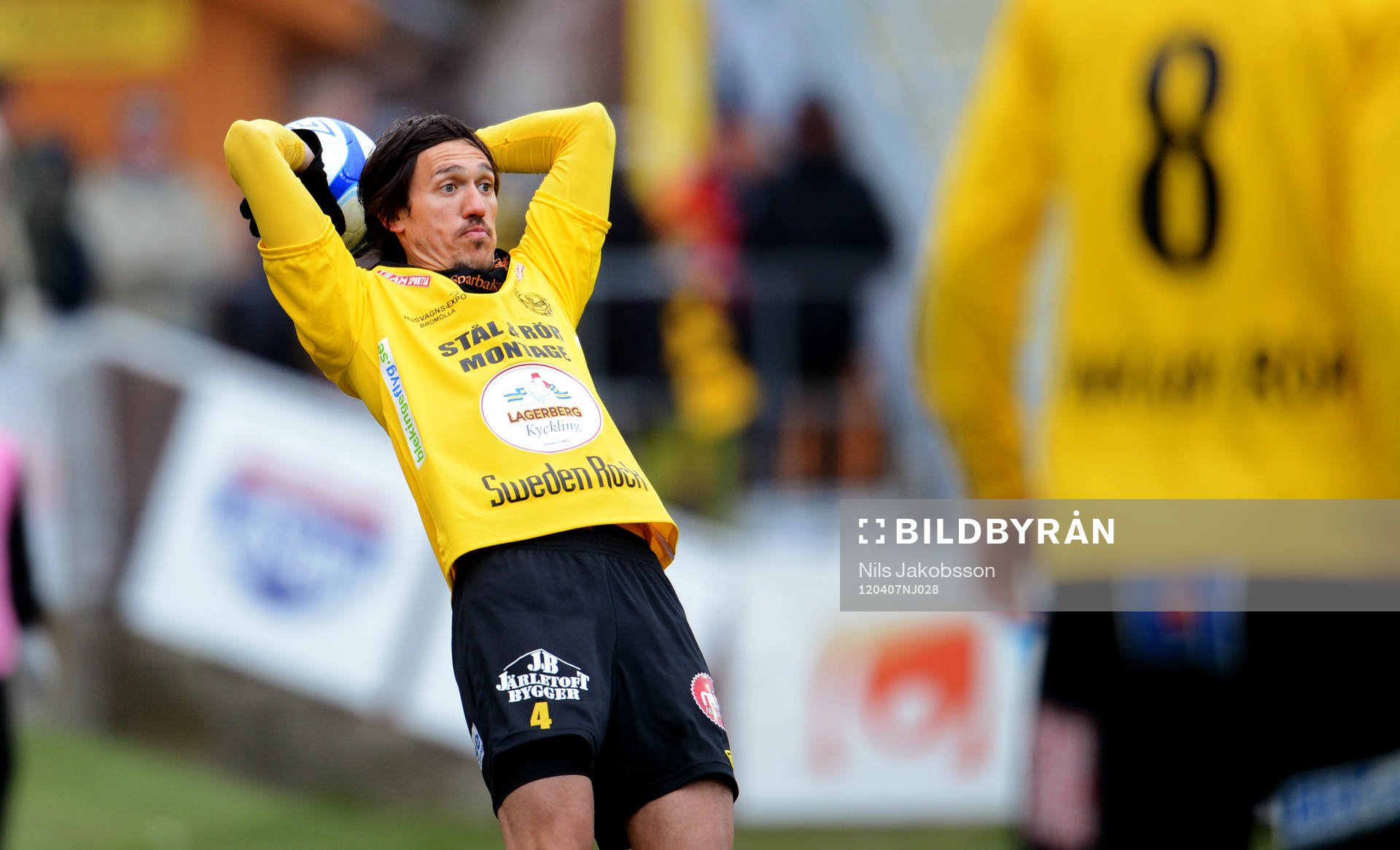 Daniel Ivanovski, Mjällby, inkast