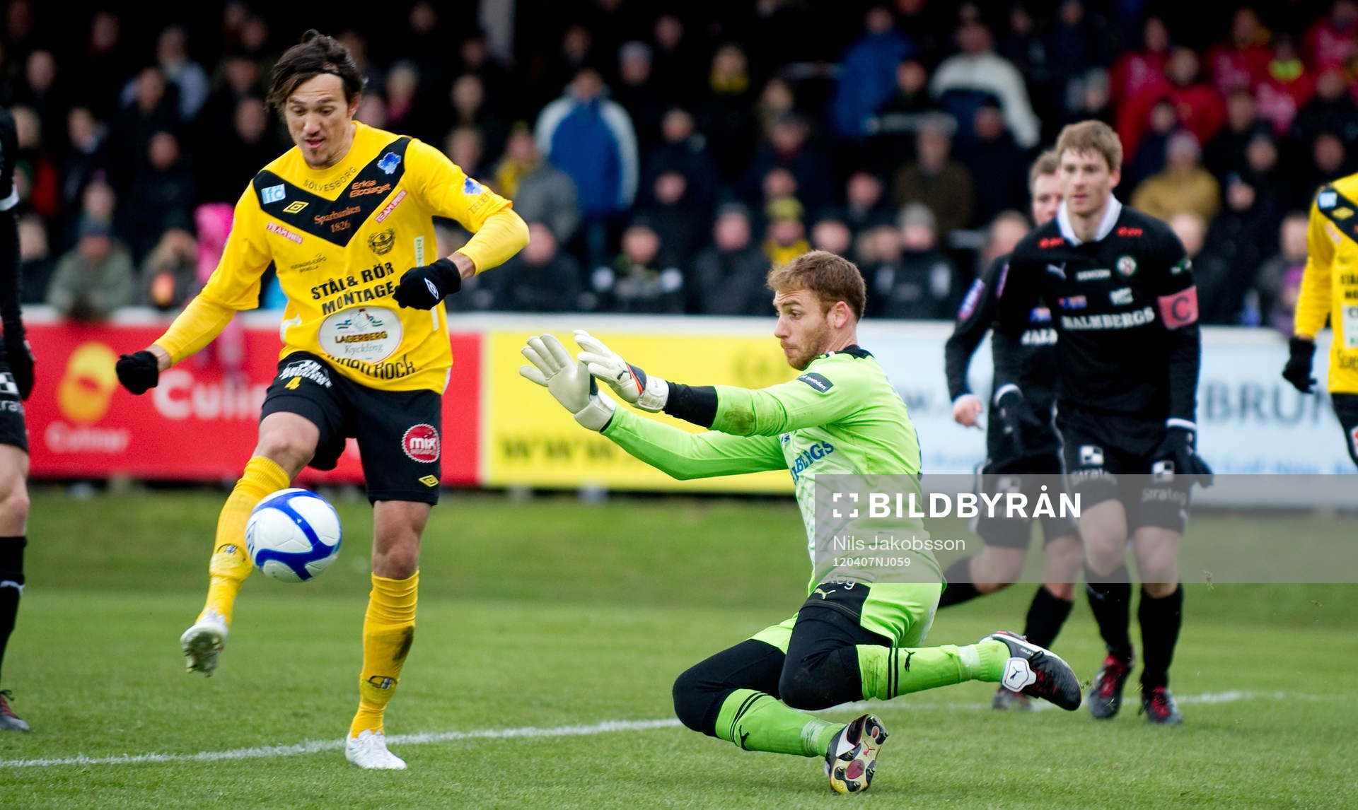 Daniel Ivanovski, Mjällby missar ett läge mot Tomer