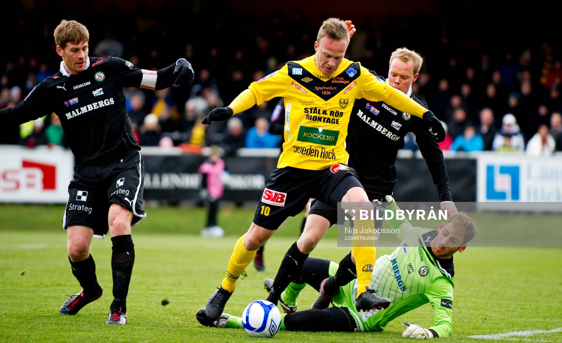 Marcus Ekenberg, Mjällby bryter igenom, Patrik Haginge,