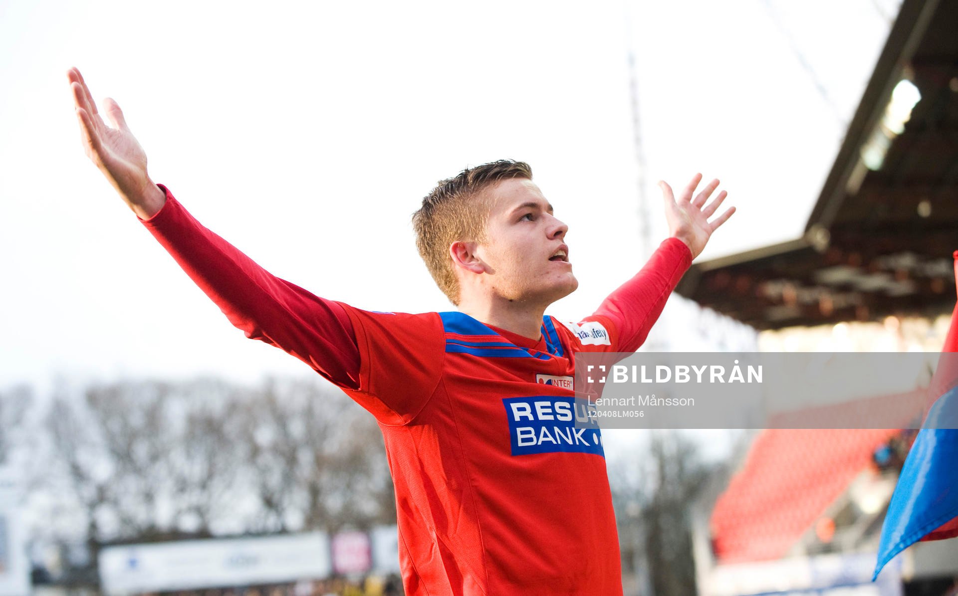 2-1 Alfred Finnbogason, Helsingborg, jubel