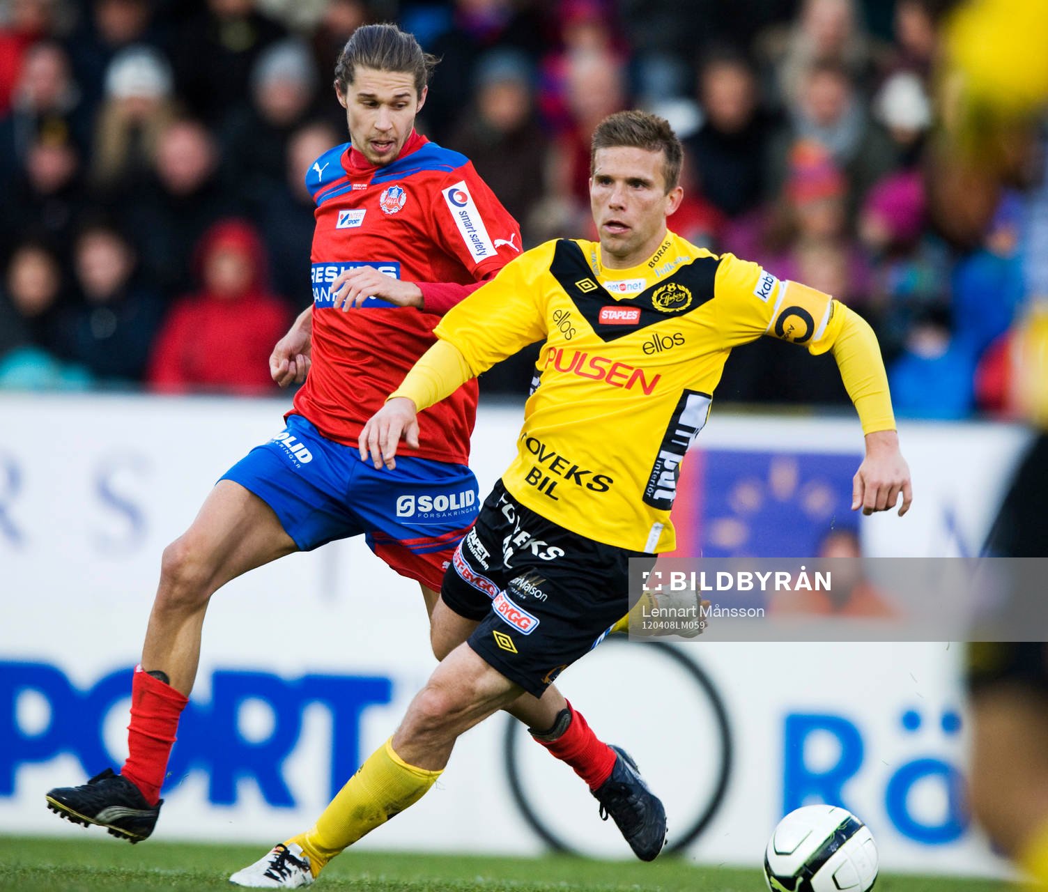 Anders Svensson, Elfsborg, och Daniel Nordmark, Helsingborg
