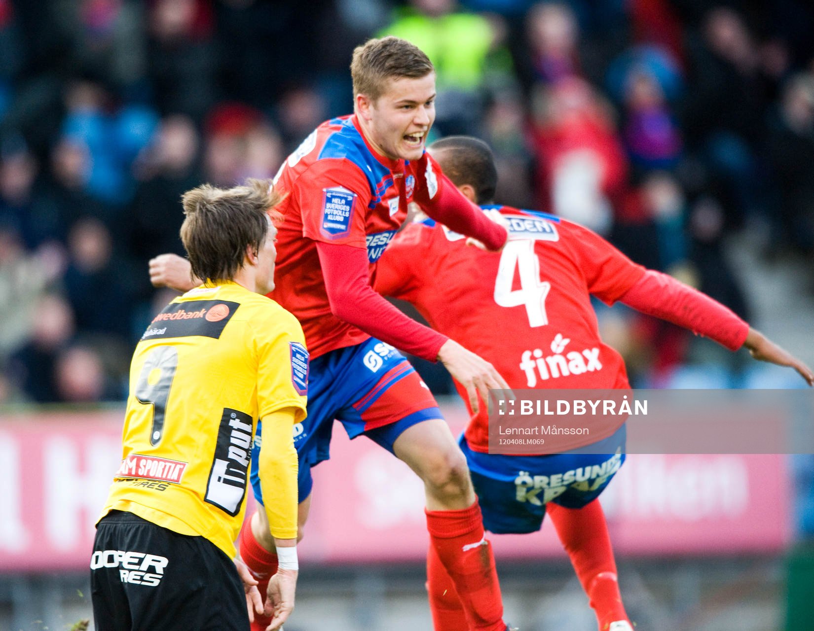 2-1 Alfred Finnbogason, Helsingborg, jubel