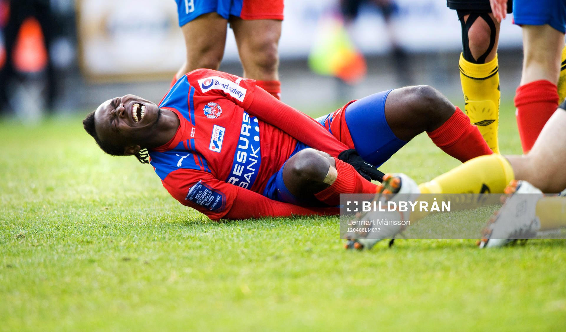 May Mahlangu, Helsingborg, skada
