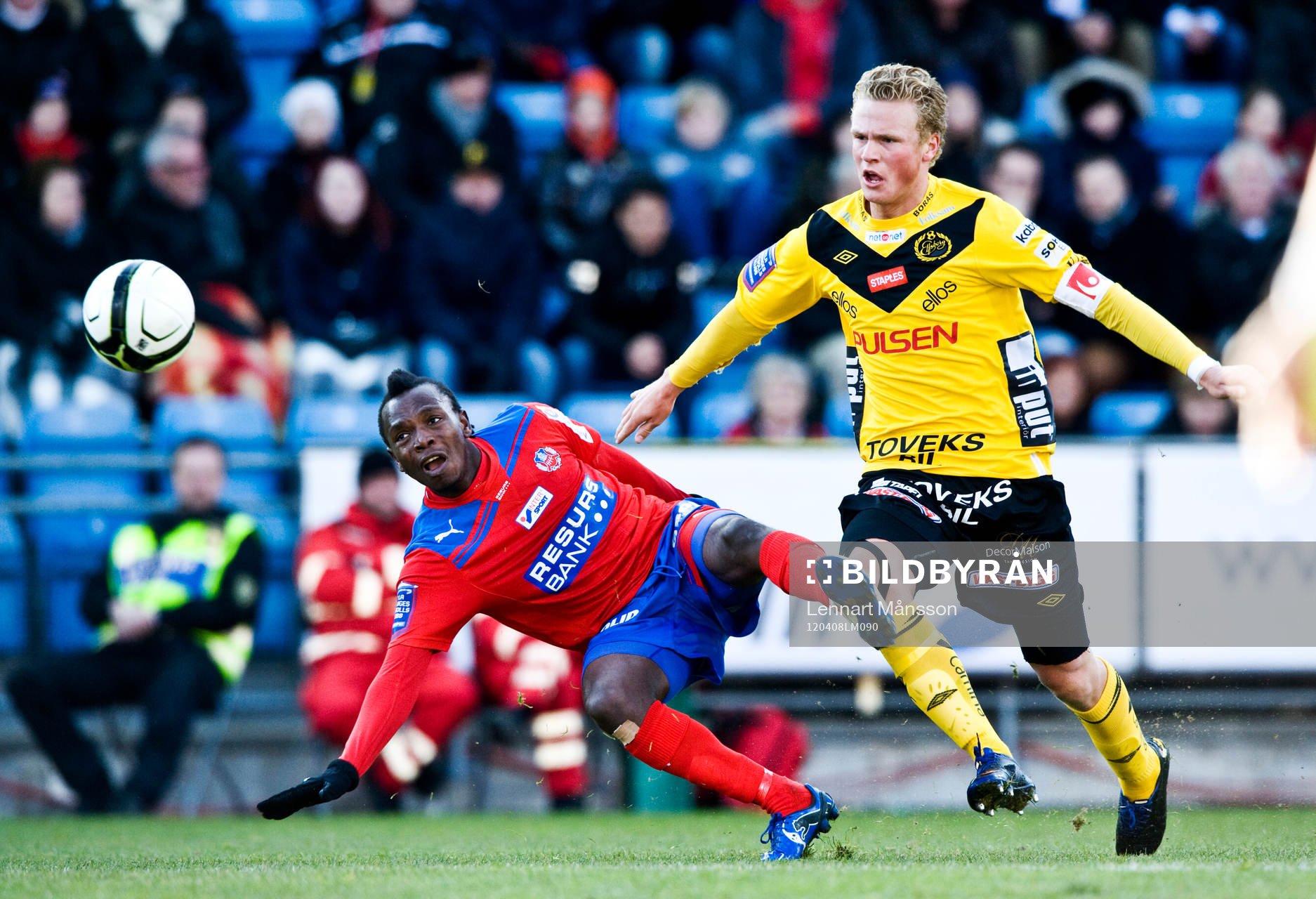 May Mahlangu, Helsingborg och Oscar Hiljemark, Elfsborg