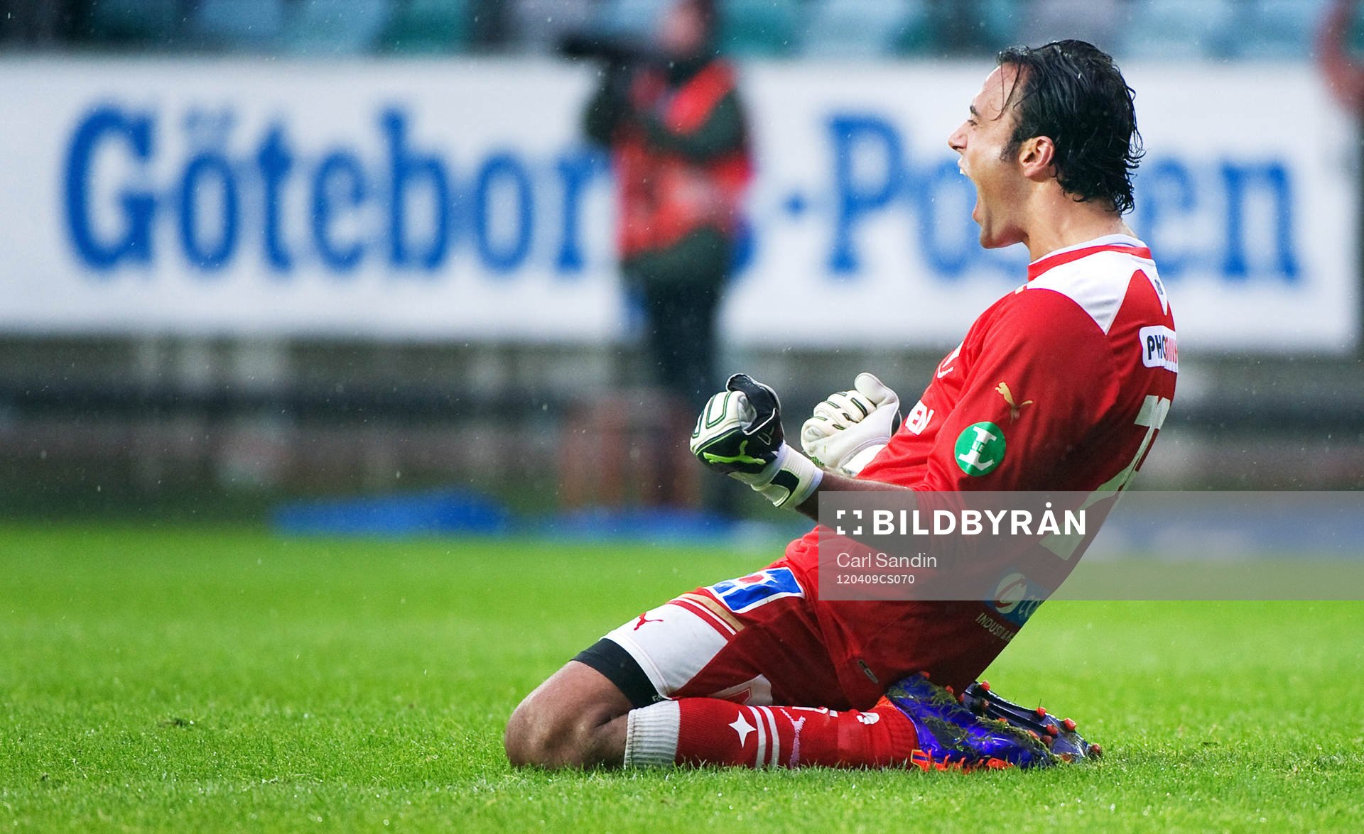 Abbas Hassan, målvakt, Norrköping, jubel