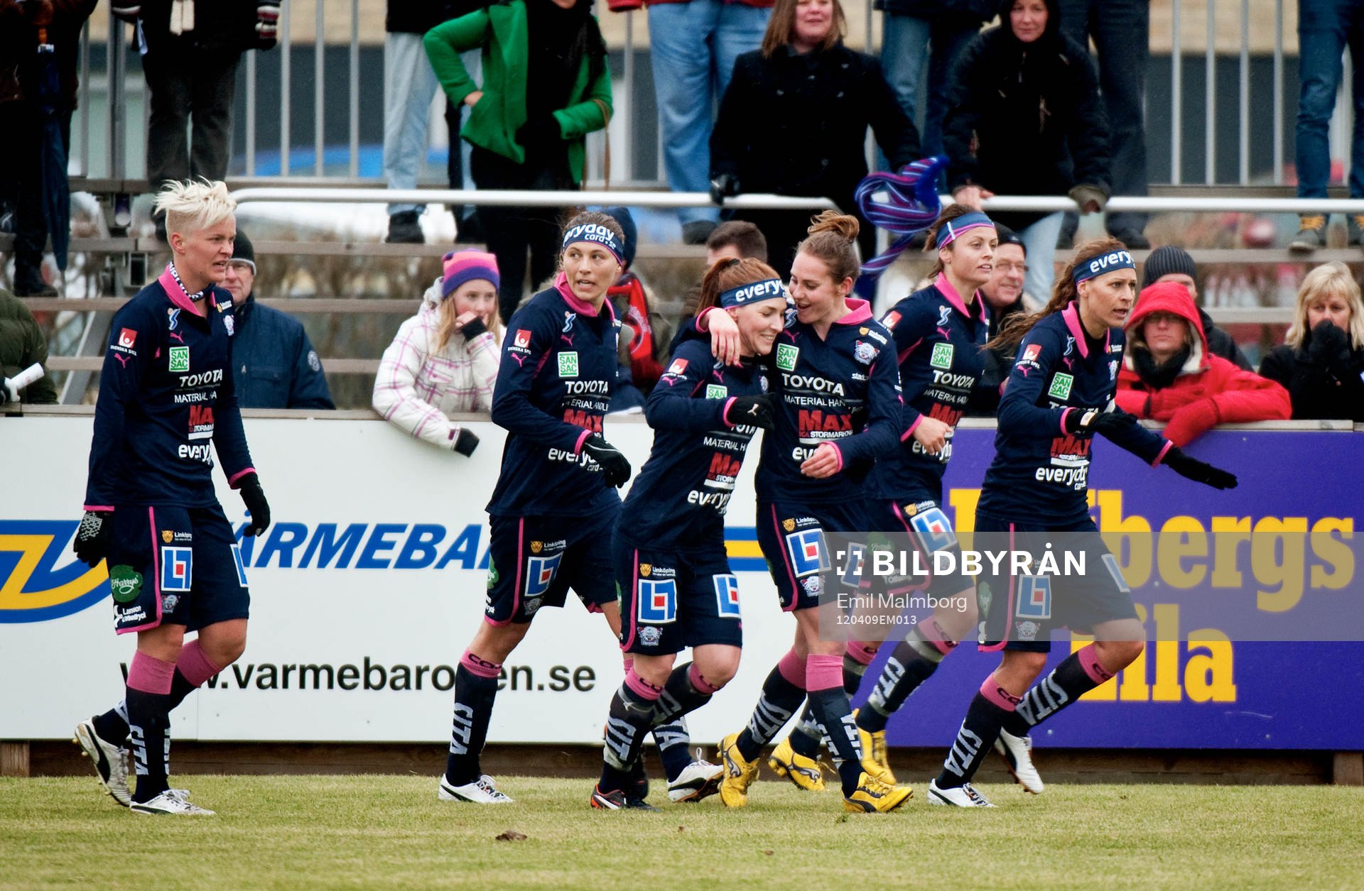 Manon Melis, Linköping 1-1 på övertid. Jubel