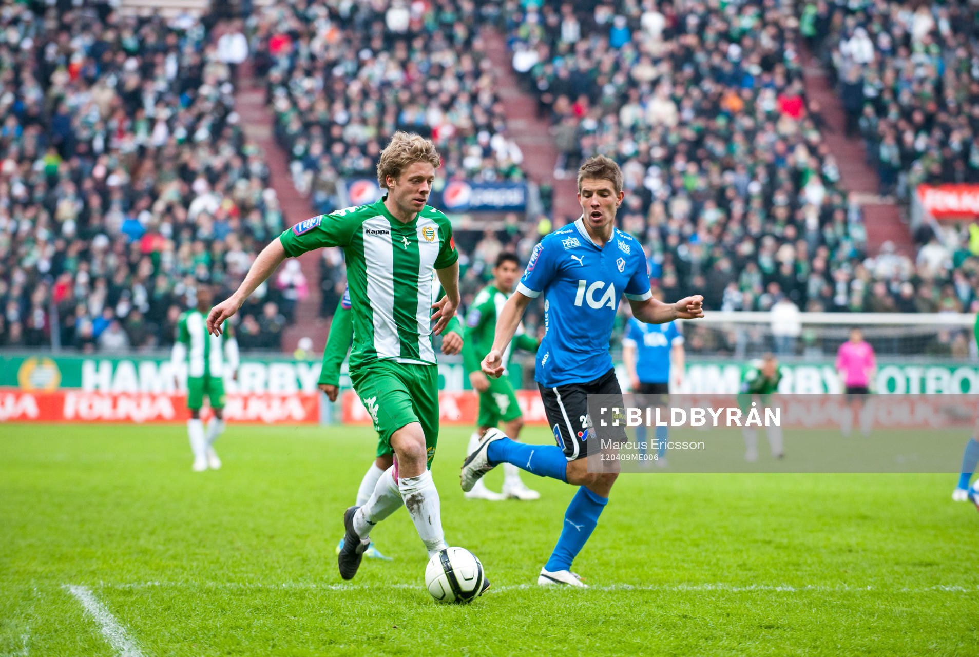  Mikael Rynell, Hammarby och Joakim Wrele, Halmstad