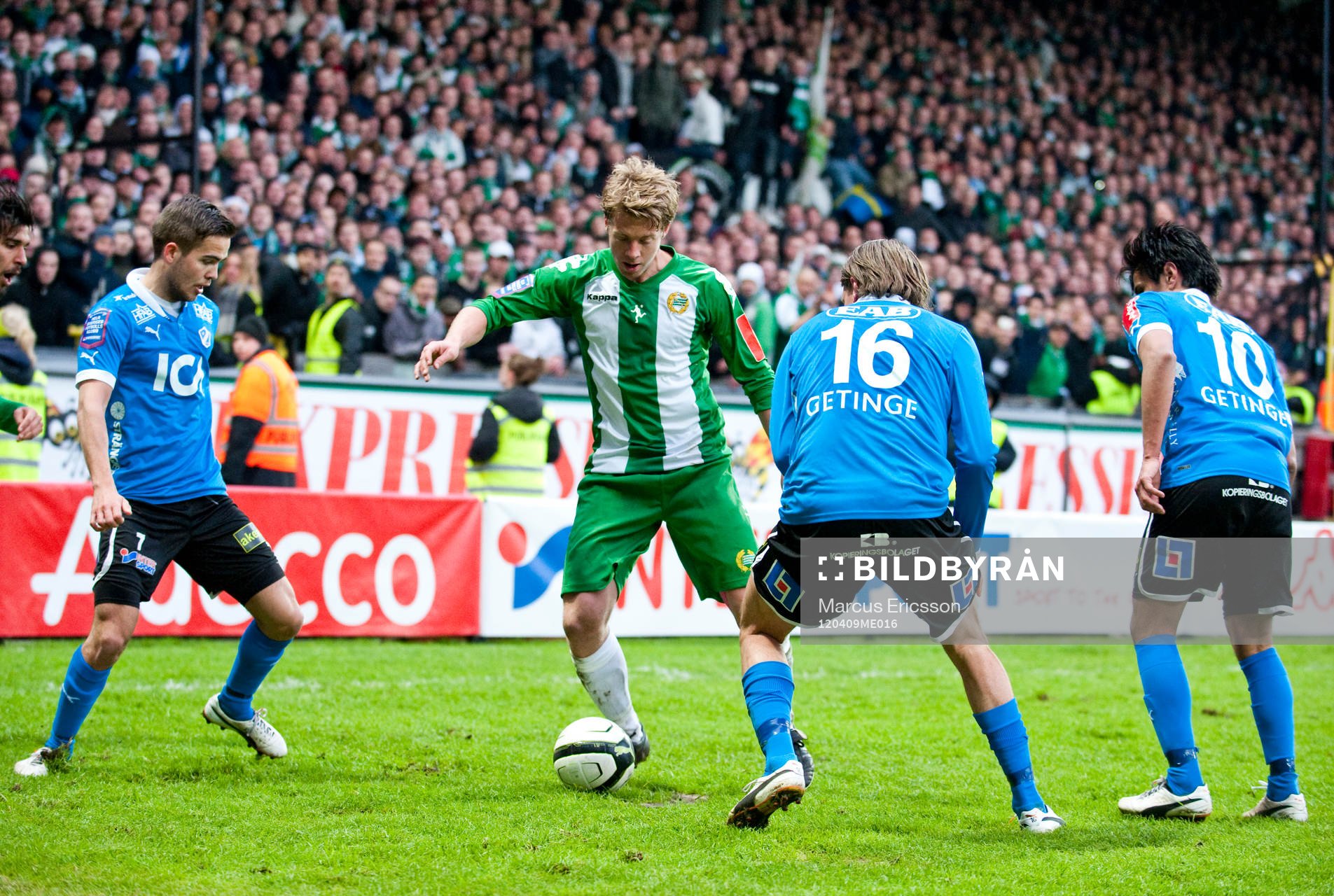 Mikael Rynell, Hammarby dribblar sig igenom Halmstads